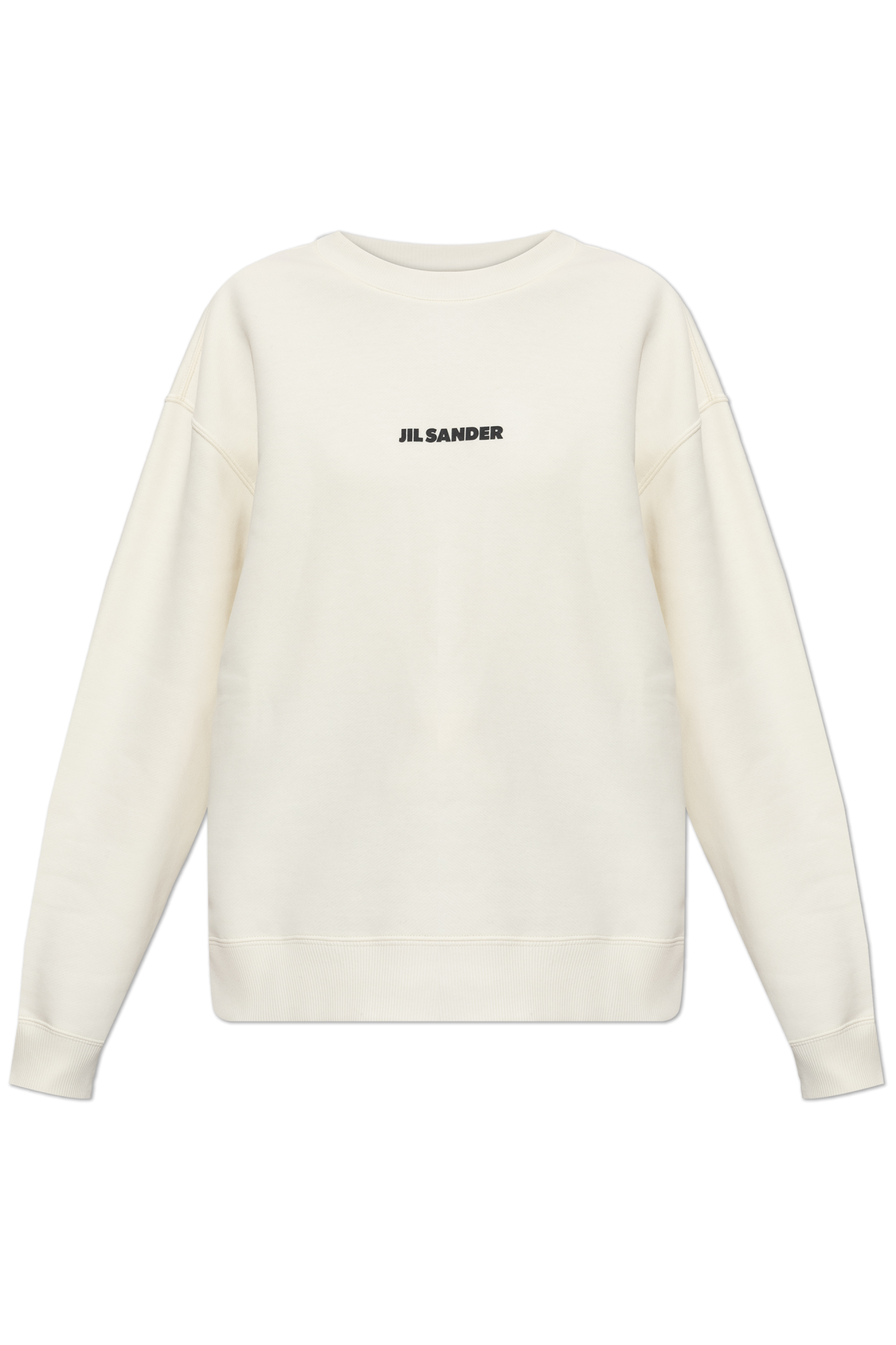 JIL SANDER Bluza Z Nadrukowanym Logo, Kobiety, Kremowy