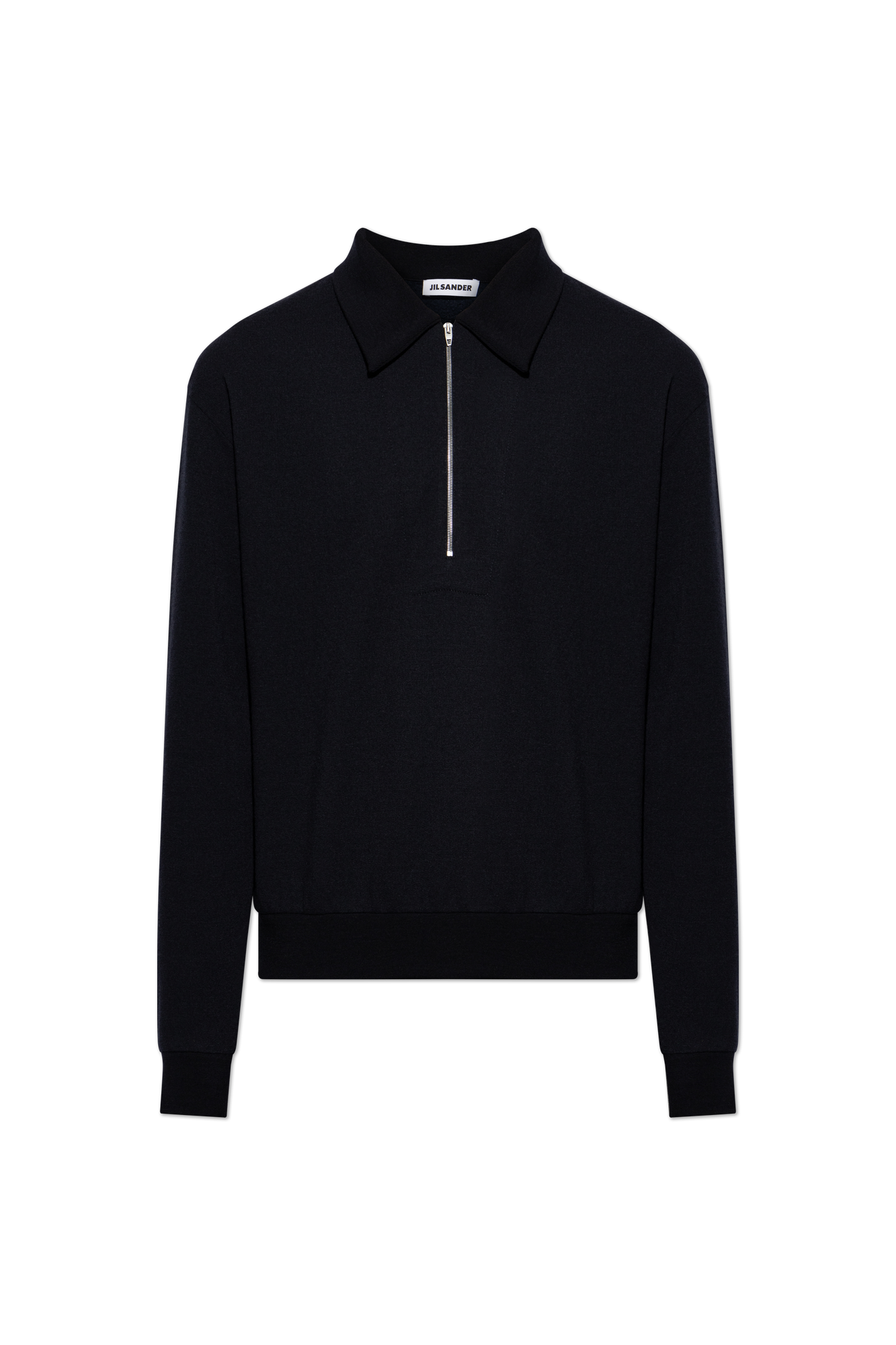 JIL SANDER Polo Z Długimi Rękawami, Mężczyźni, Granatowy
