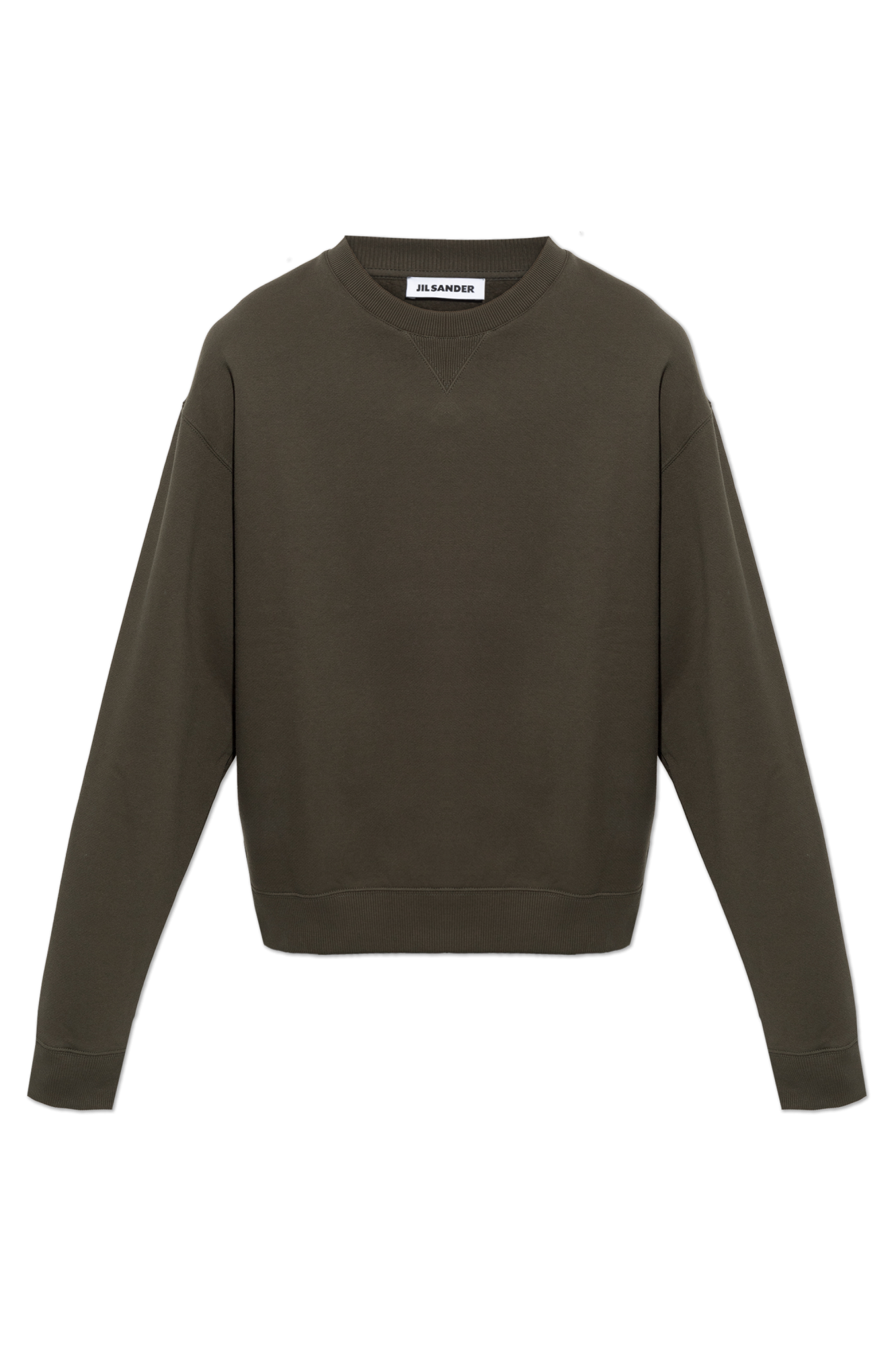 JIL SANDER Bluza Z Nadrukowanym Logo, Mężczyźni, Zielony