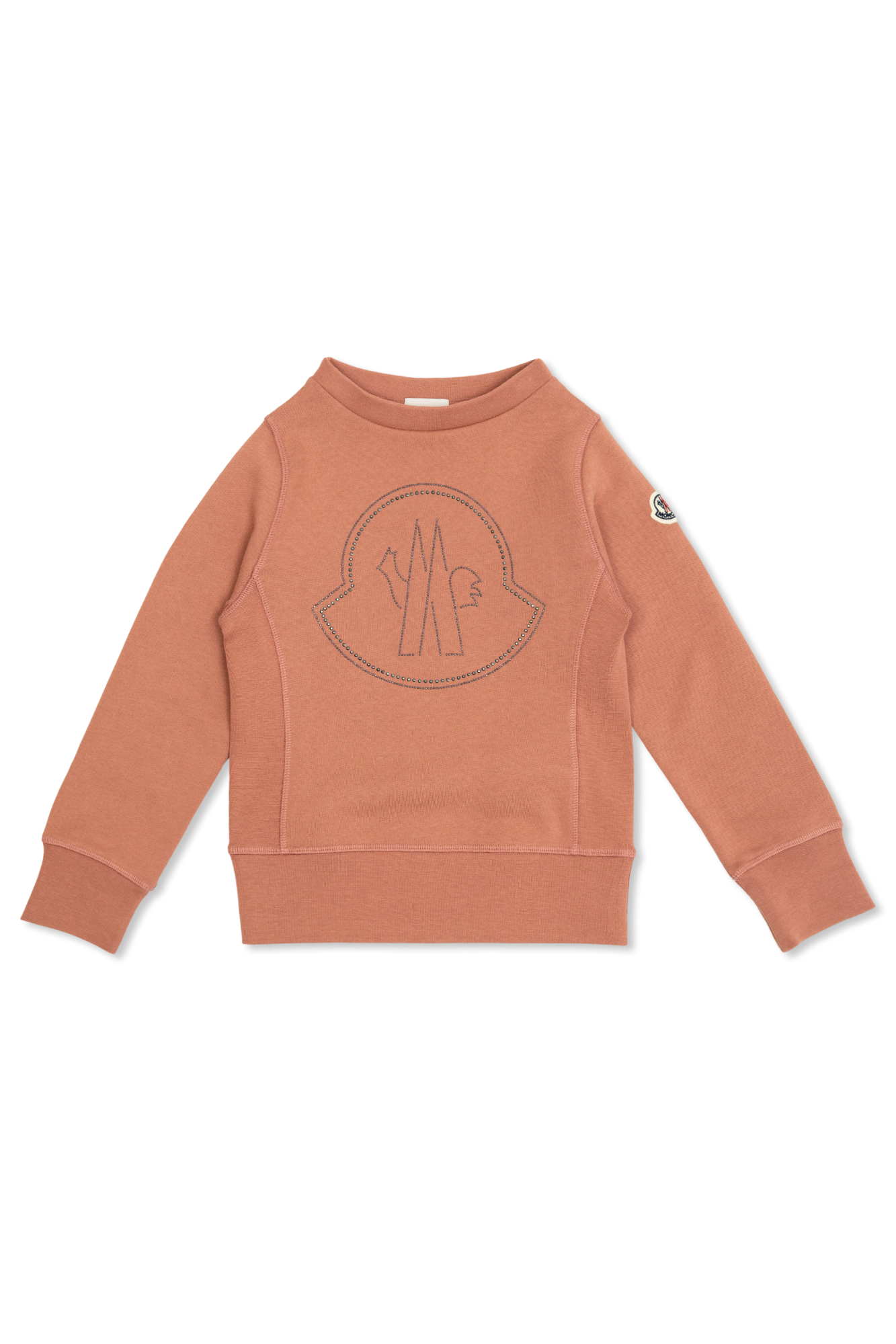 Moncler Enfant Bluza Z Logo, Unisex, Różowy