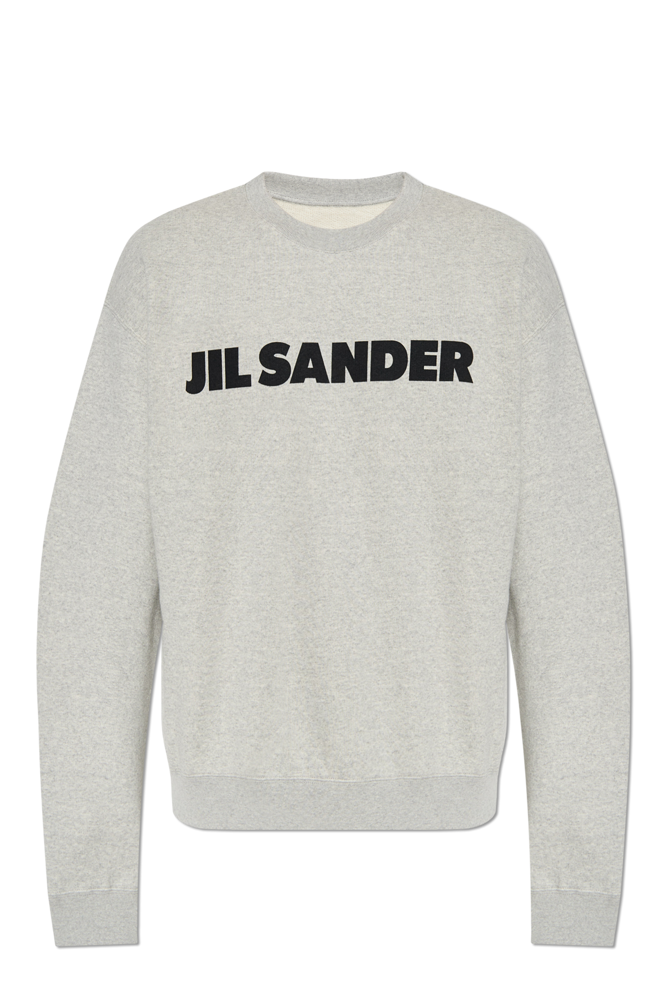JIL SANDER Bluza Z Logo, Mężczyźni, Szary