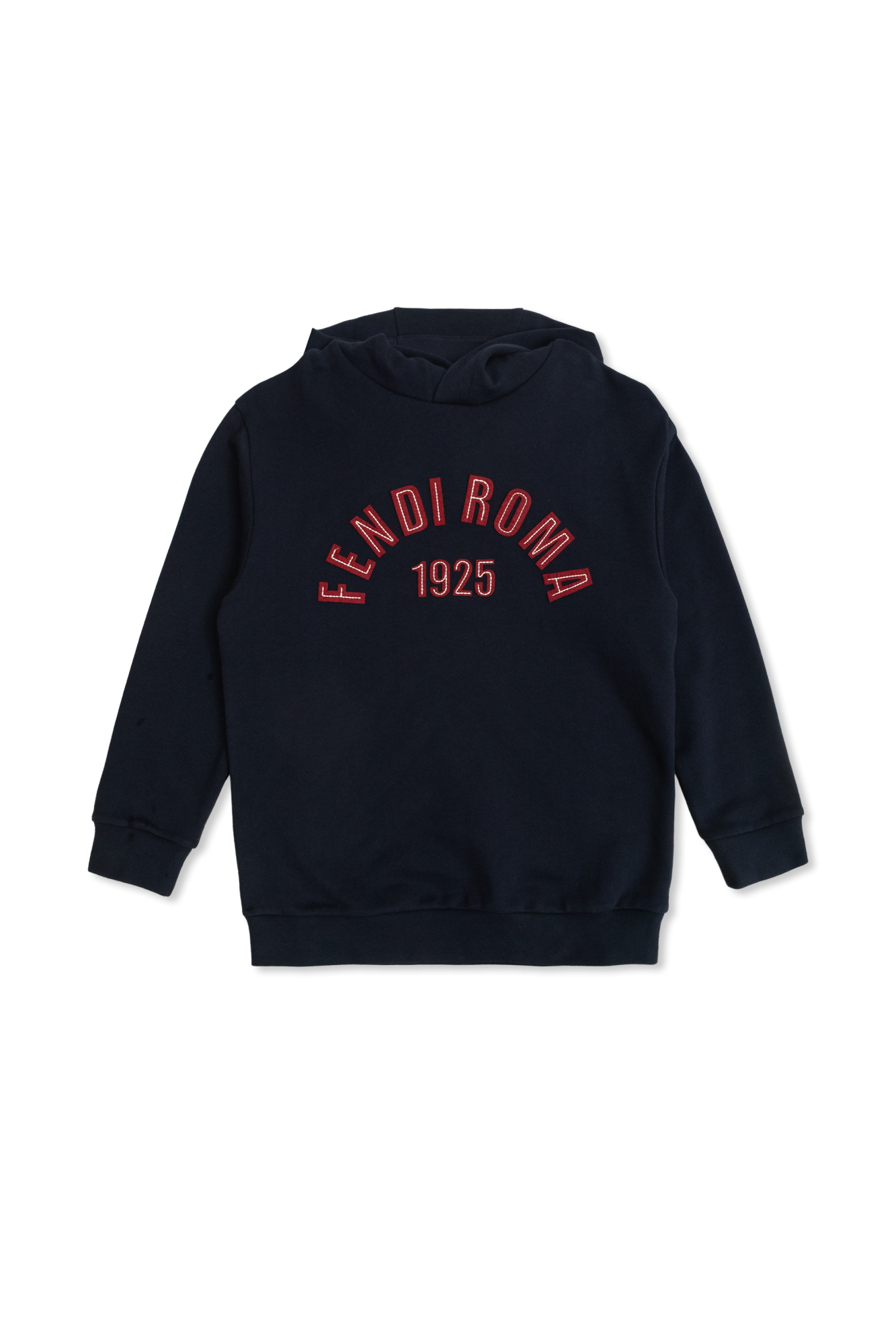 Fendi Kids Bluza Z Logo, Unisex, Granatowy
