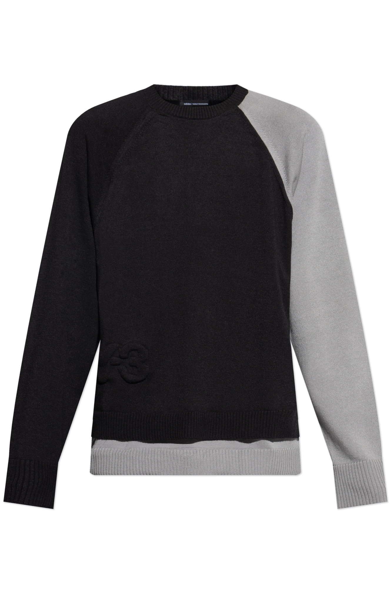 Y-3 Sweter Z Logo, Mężczyźni, Czarny