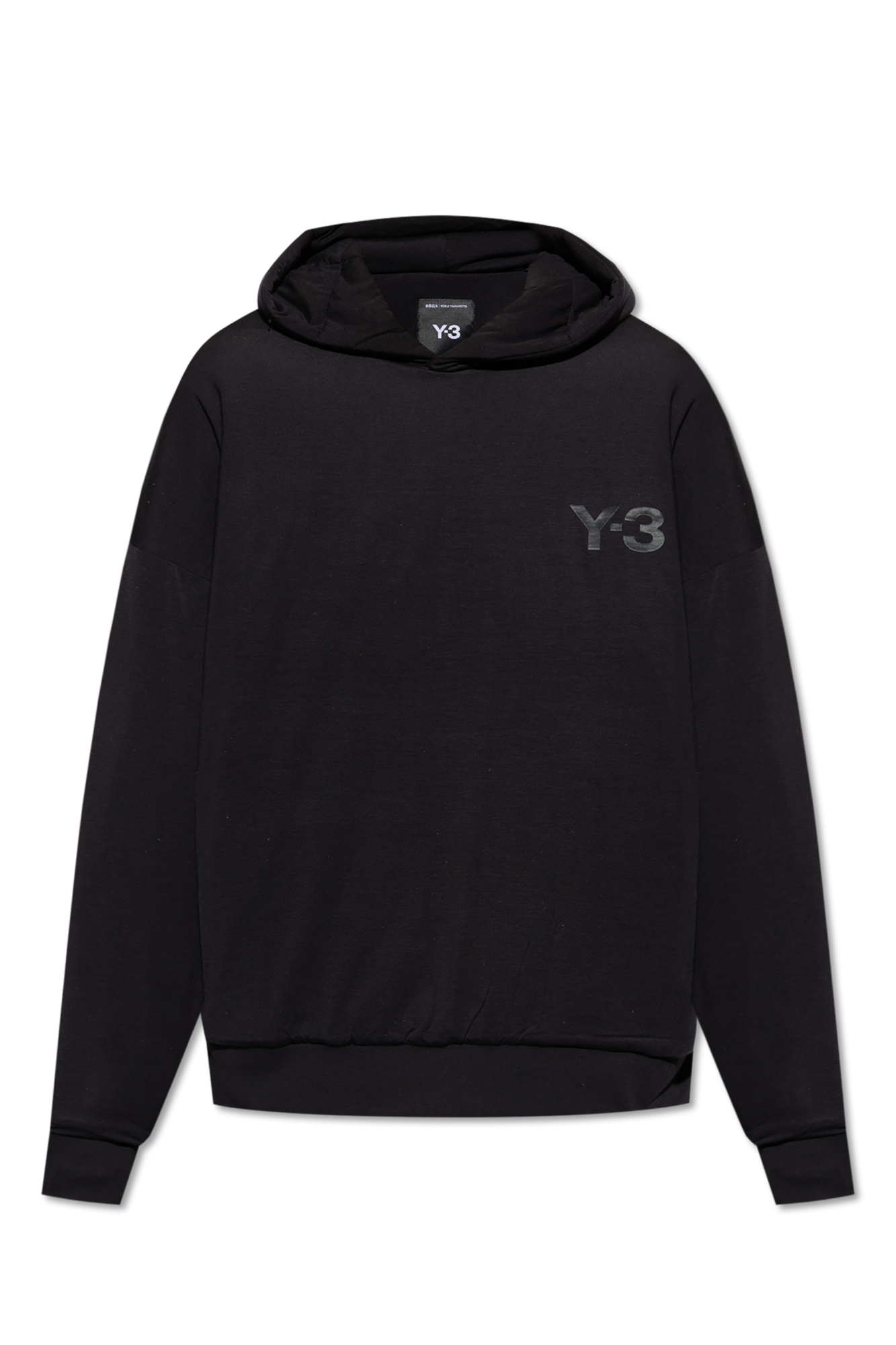 Y-3 Bluza Z Kapturem Z Wypełnieniem, Mężczyźni, Czarny