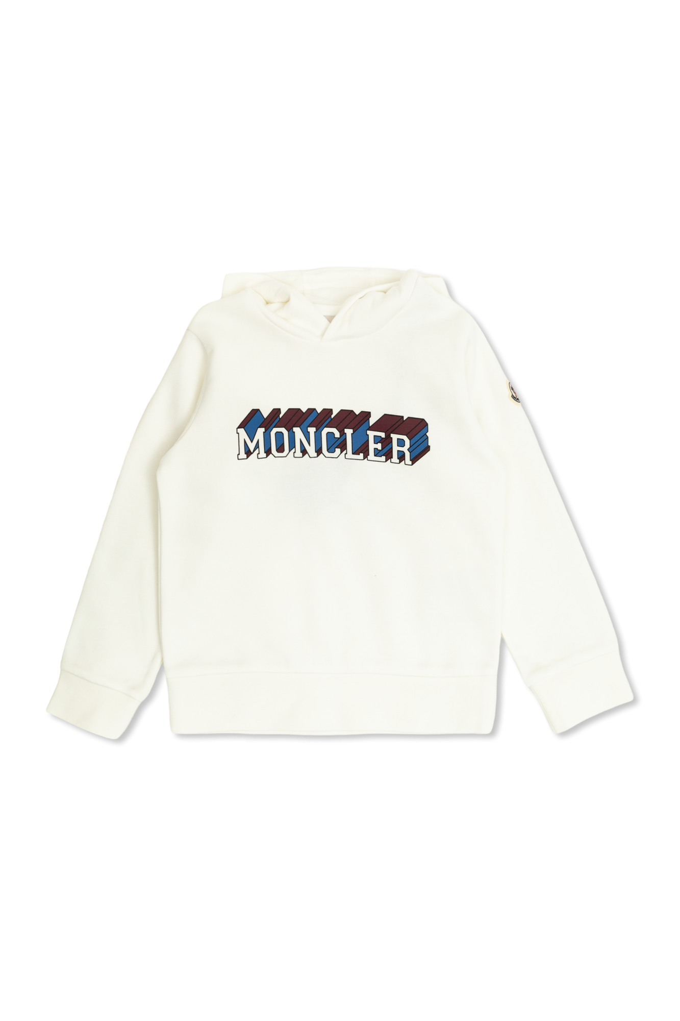 Moncler Enfant Bluza Z Kapturem, Unisex, Biały