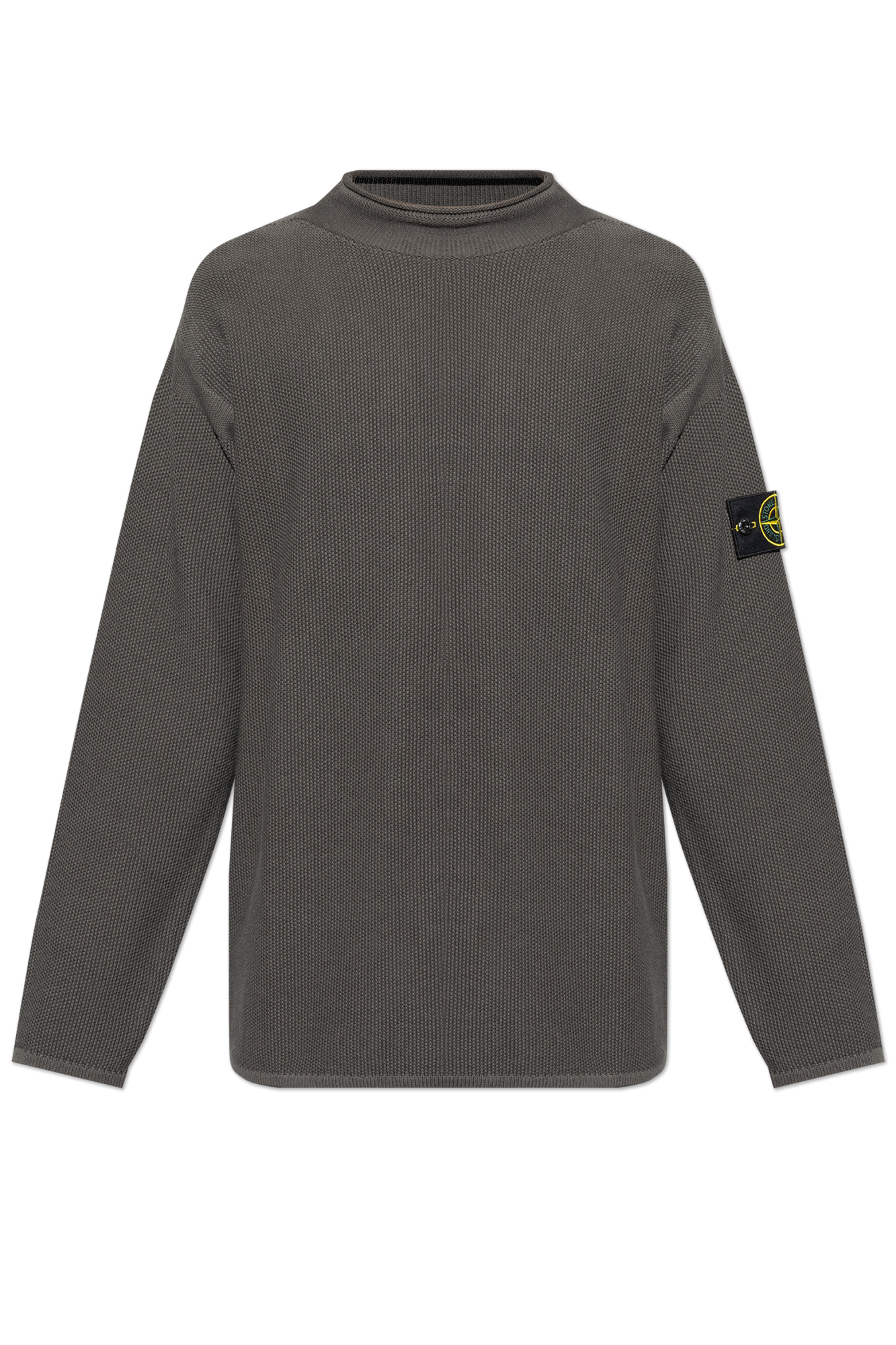 Stone Island Bluza Z Logo, Mężczyźni, Szary