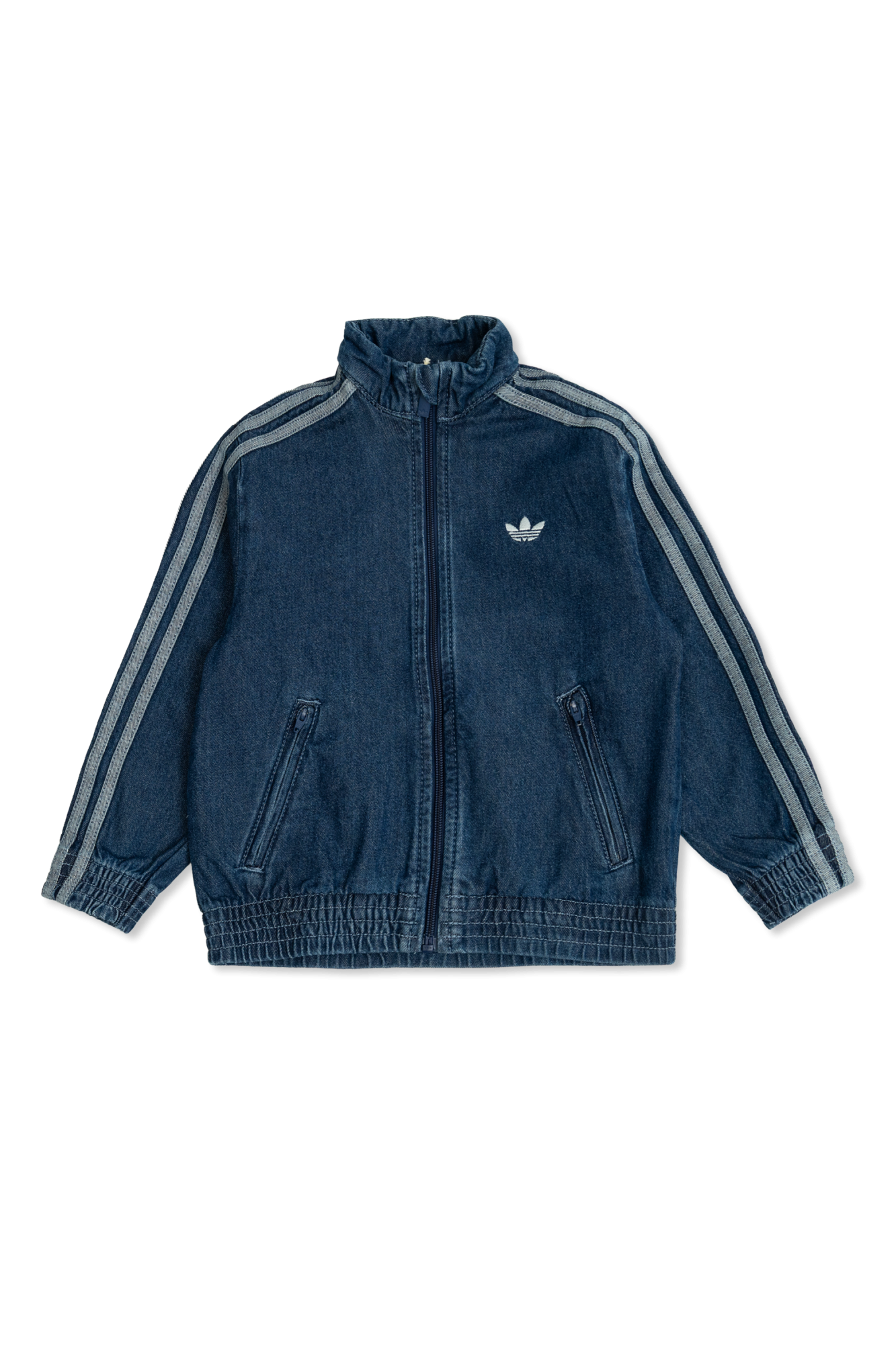 ADIDAS Kids Jeansowa Kurtka, Unisex, Granatowy