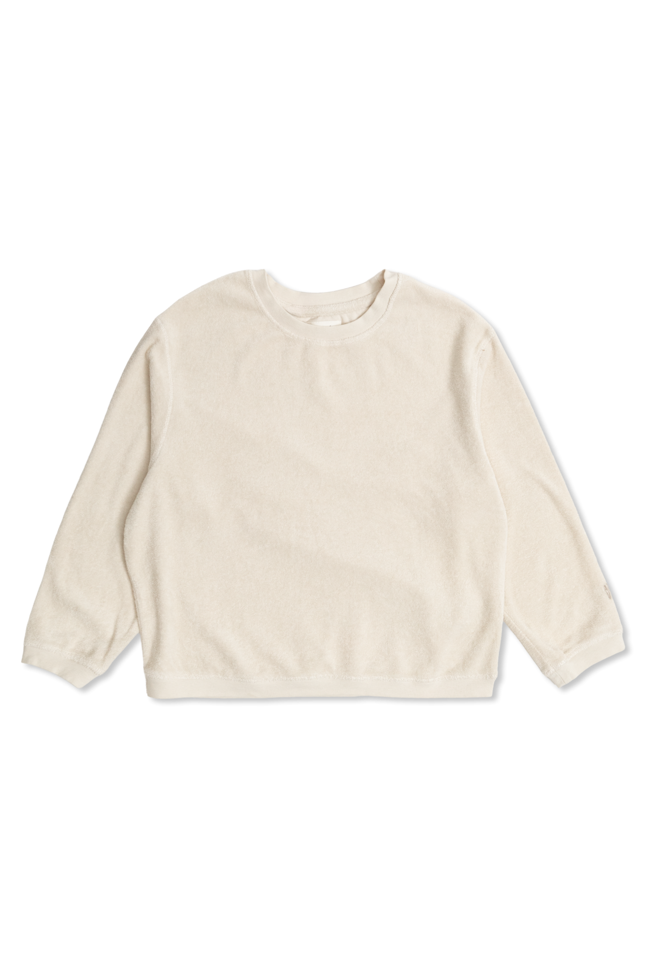 American Vintage Kids Bluza Z Okrągłym Dekoltem, Unisex, Kremowy