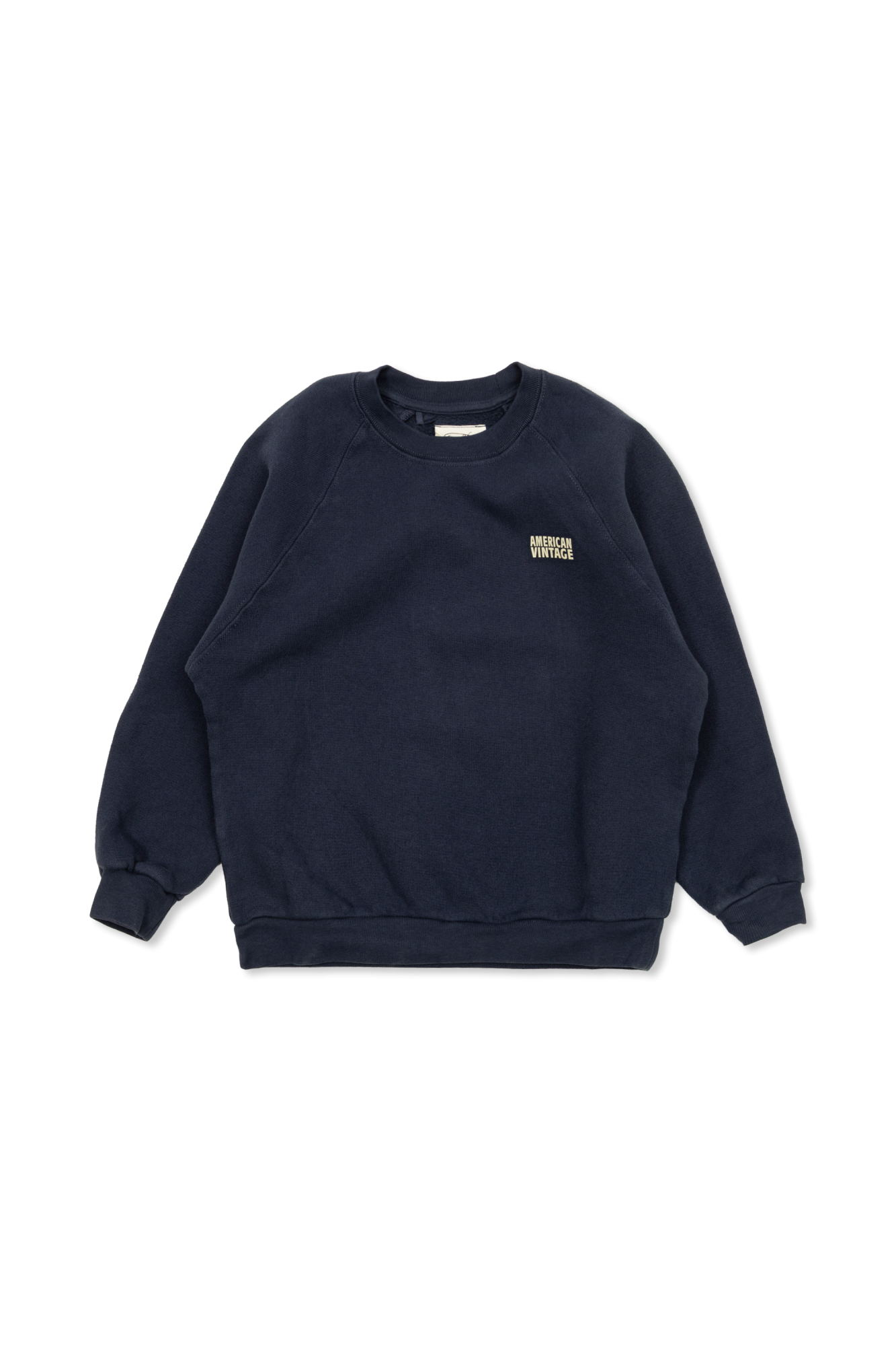 American Vintage Kids Bluza Z Nadrukowanym Logo, Unisex, Granatowy