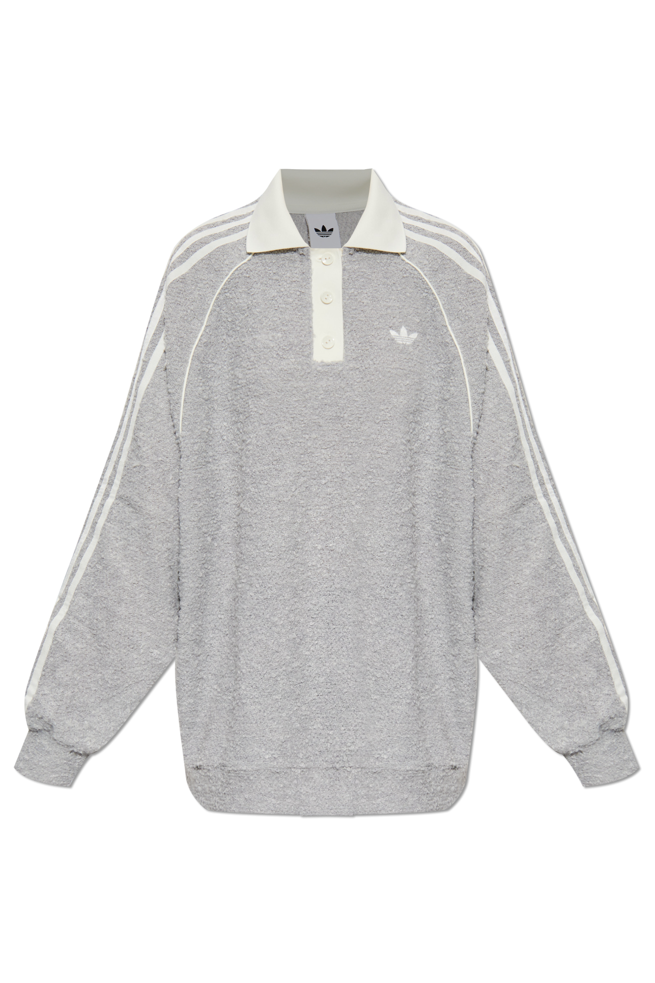 ADIDAS Originals Polo Z Długimi Rękawami, Kobiety, Szary
