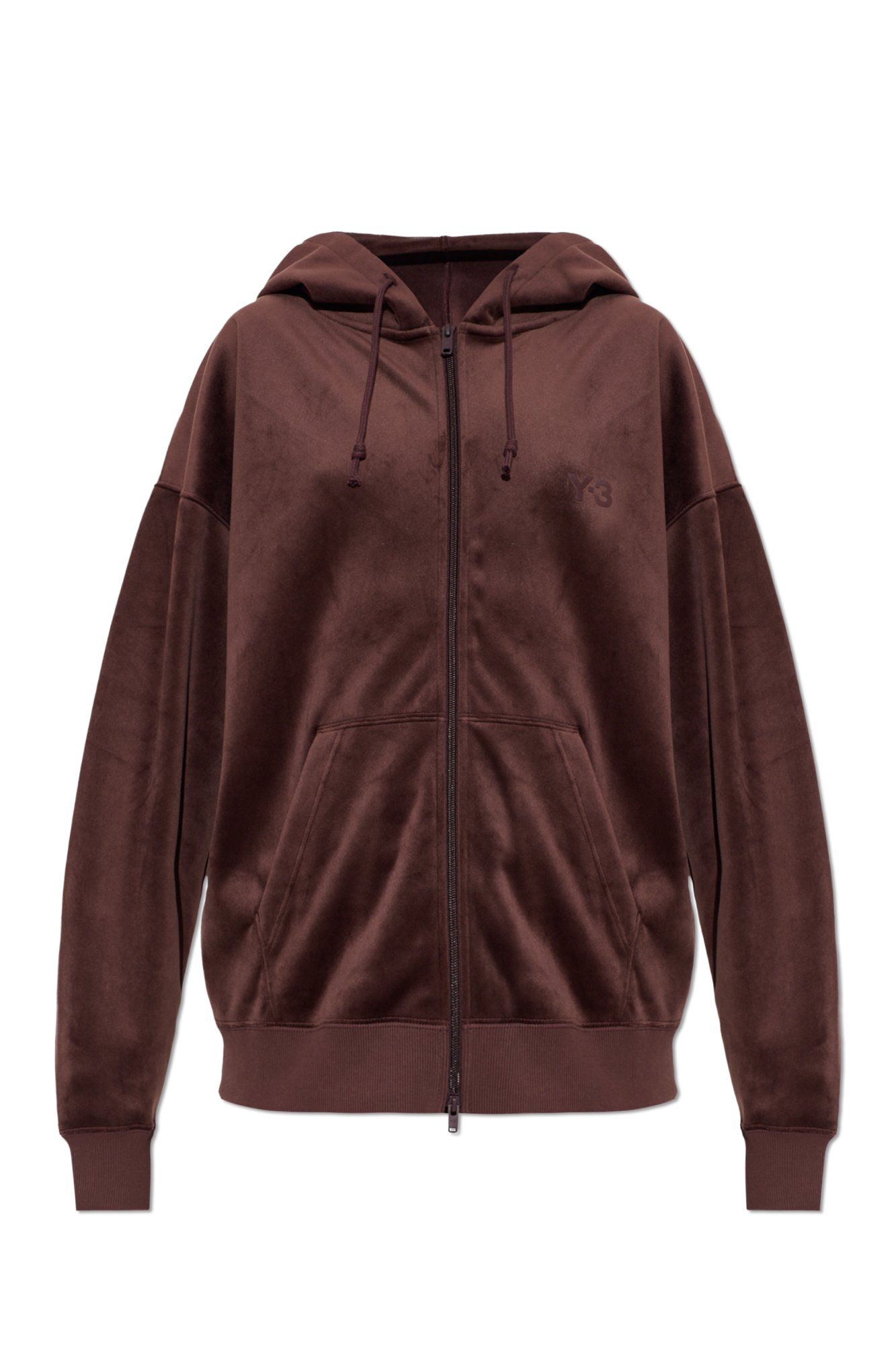 Y-3 Bluza Z Kapturem, Kobiety, Bordo