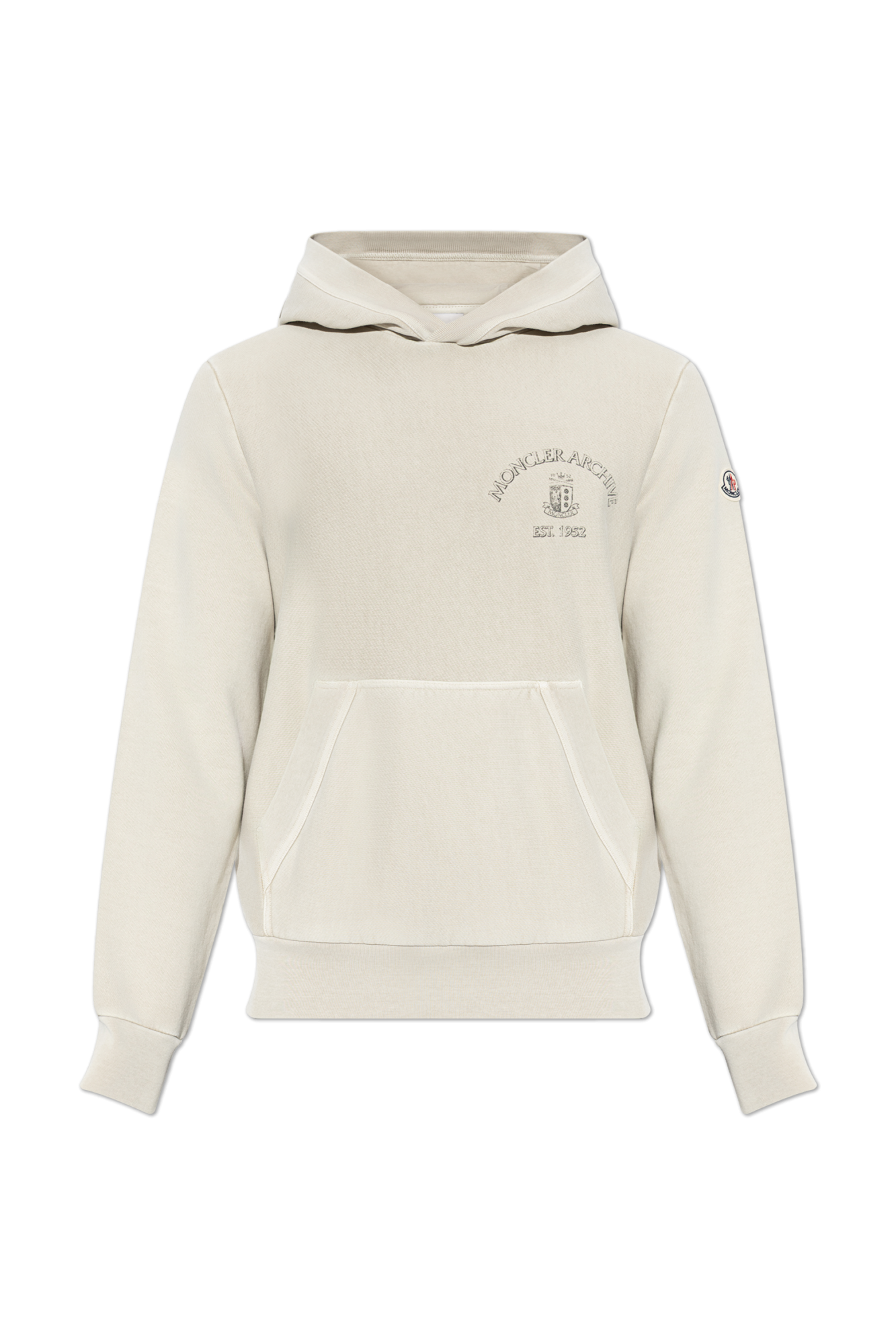 Moncler Bluza Z Kapturem, Mężczyźni, Beżowy
