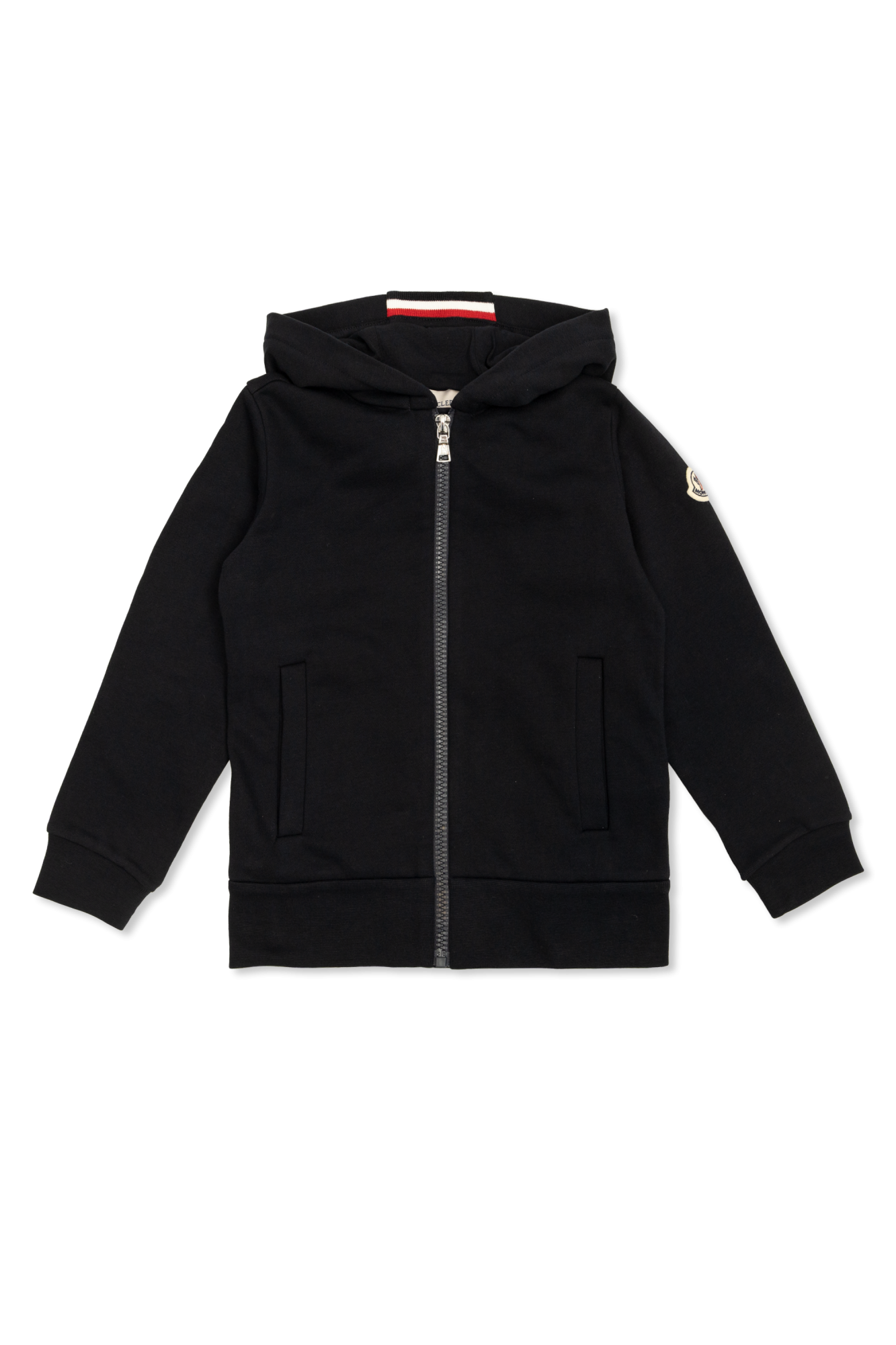Moncler Enfant Bluza Z Logo, Unisex, Czarny