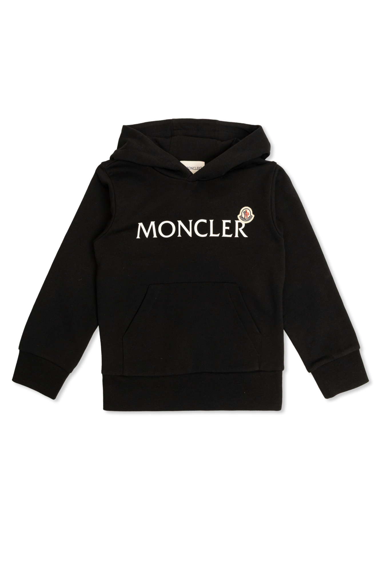 Moncler Enfant Bluza Z Logo, Unisex, Czarny