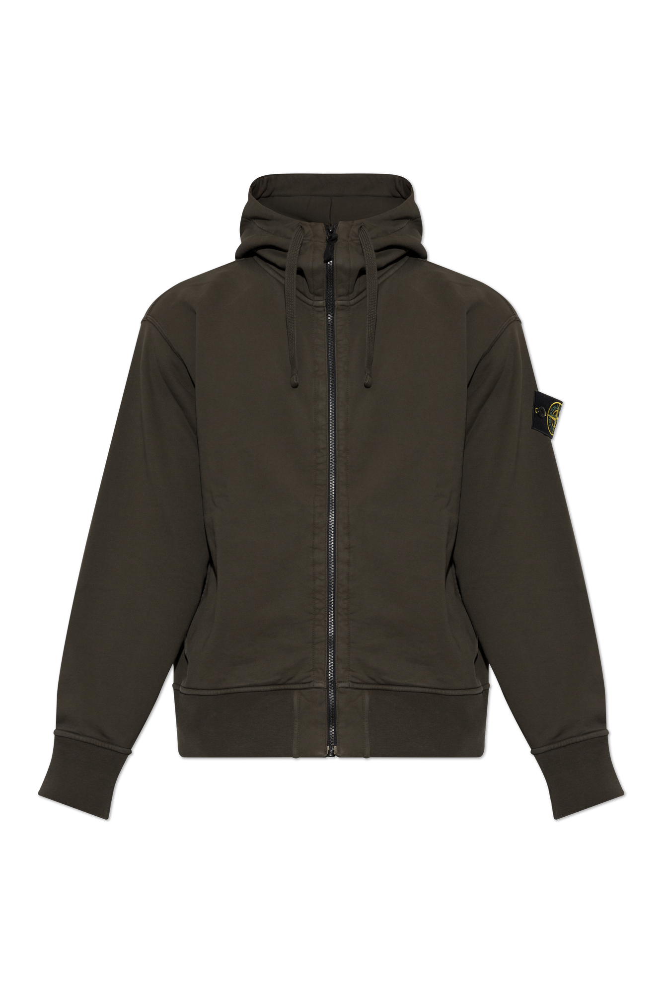 Stone Island Bluza Z Naszywką Logo, Mężczyźni, Zielony
