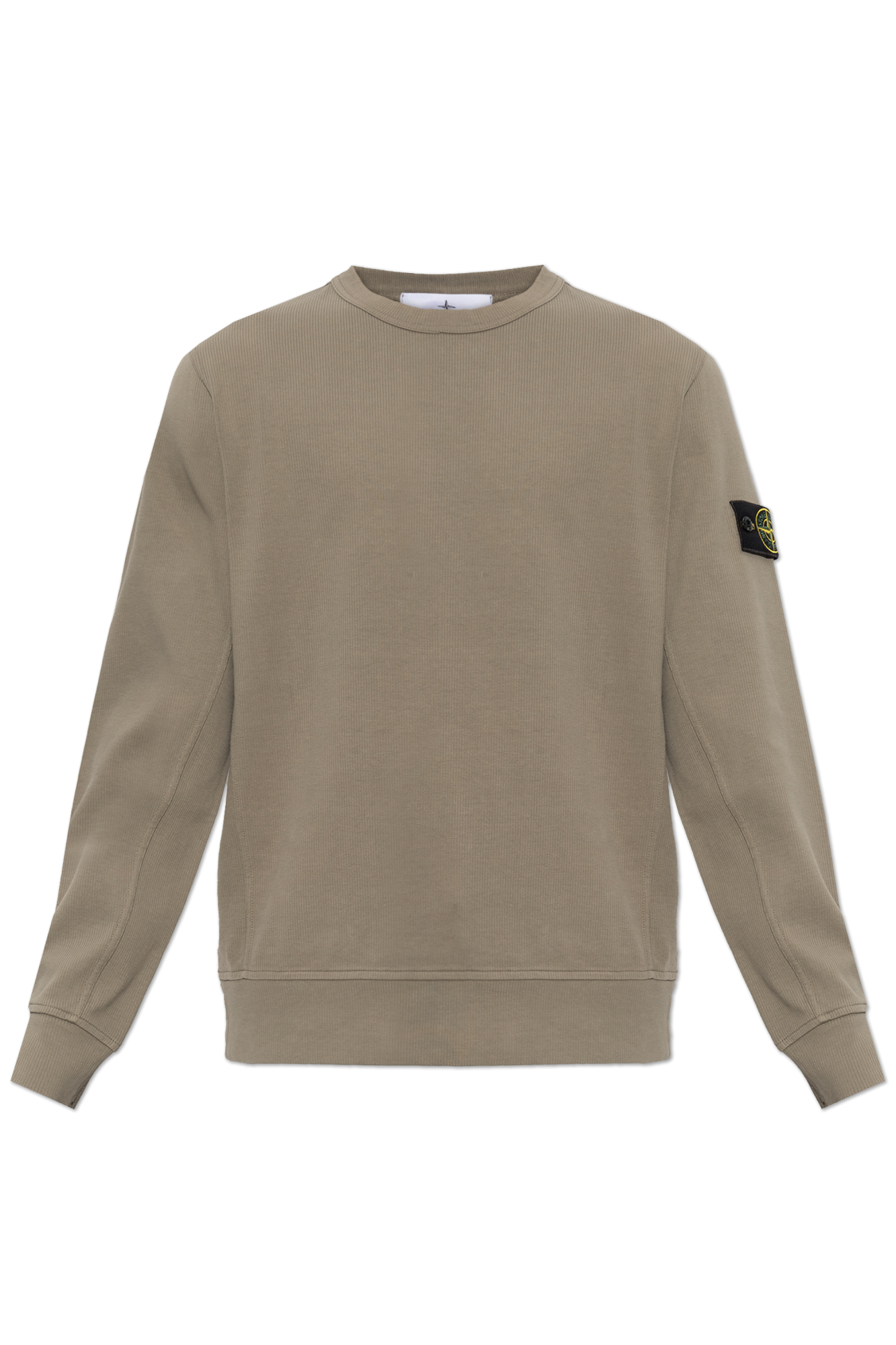 Stone Island Bluza Z Naszywką Na Rękawie, Mężczyźni, Szary
