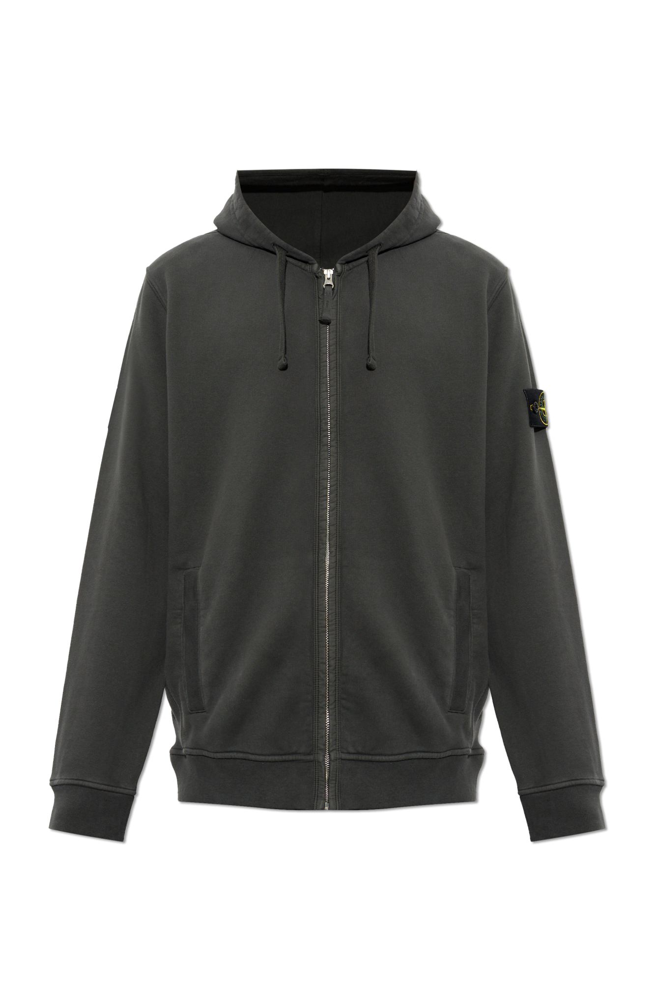 Stone Island Bluza Z Kapturem, Mężczyźni, Szary