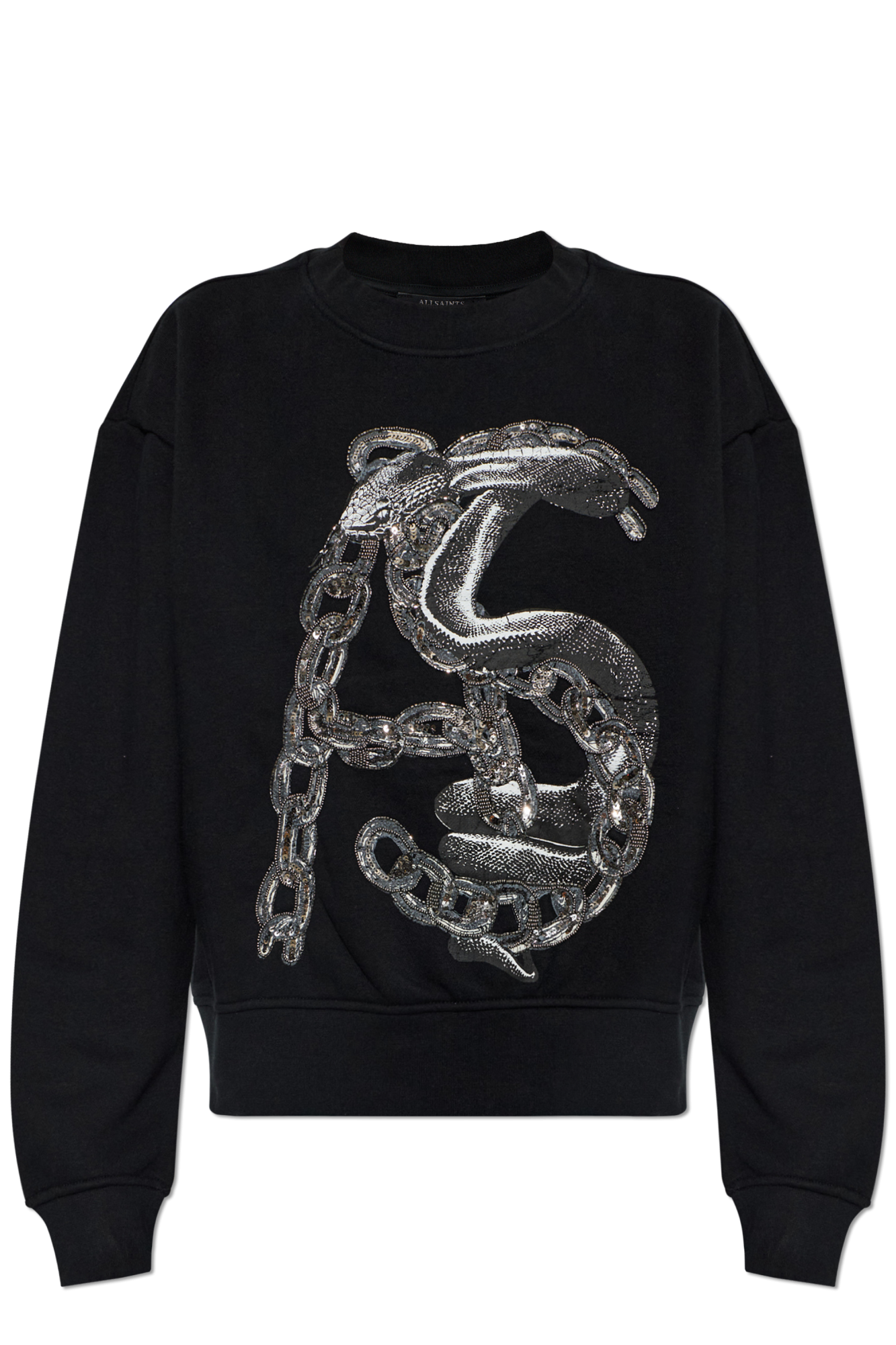 AllSaints Bluza ‘Linx Pippa’, Kobiety, Czarny