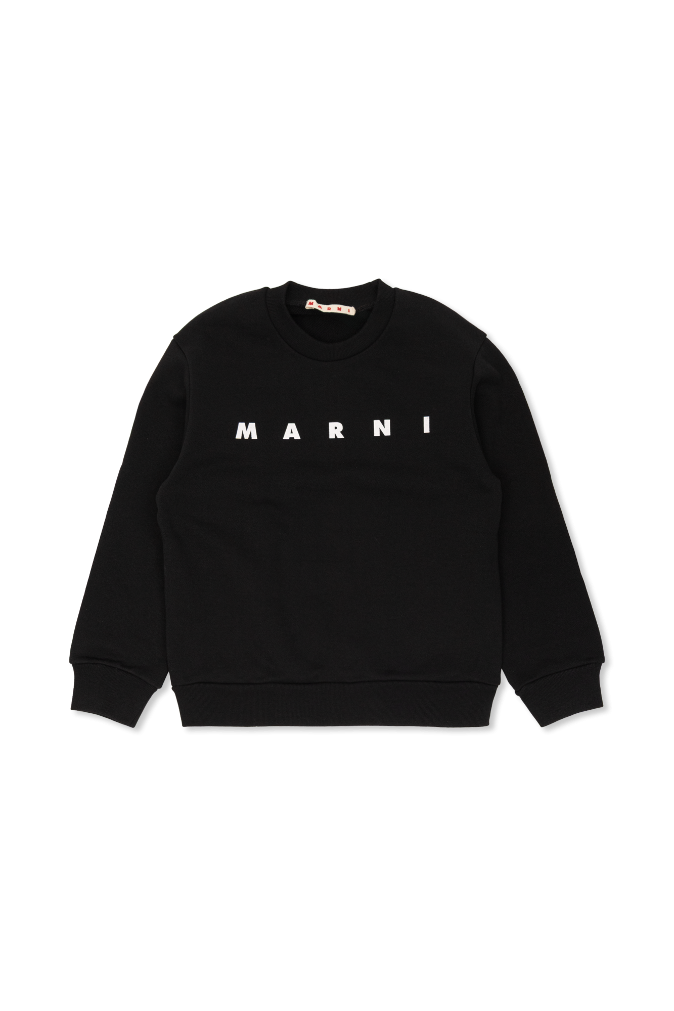 Marni Kids Bluza Z Logo, Unisex, Czarny