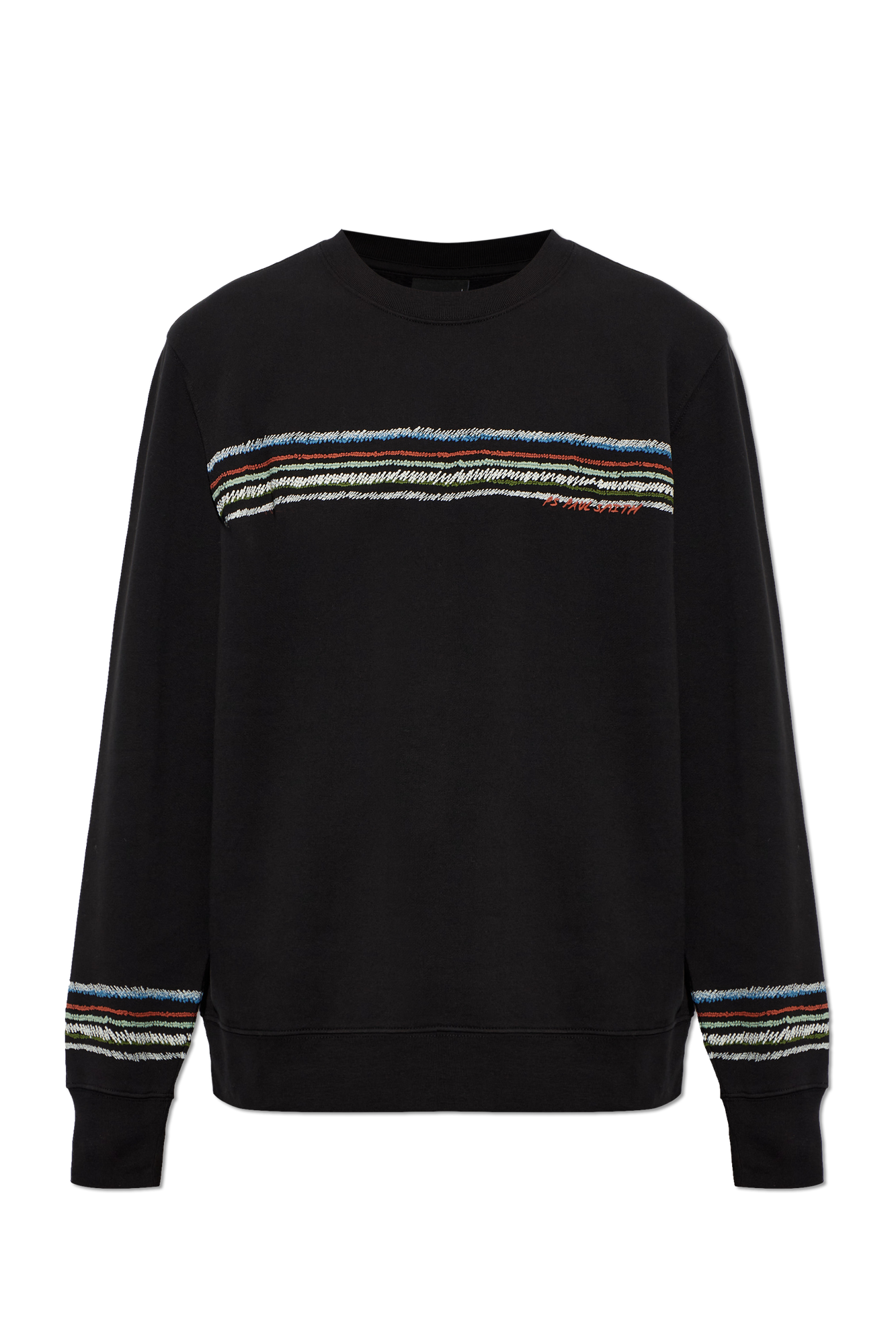 PS Paul Smith Bluza Z Wyszytym Logo, Mężczyźni, Czarny