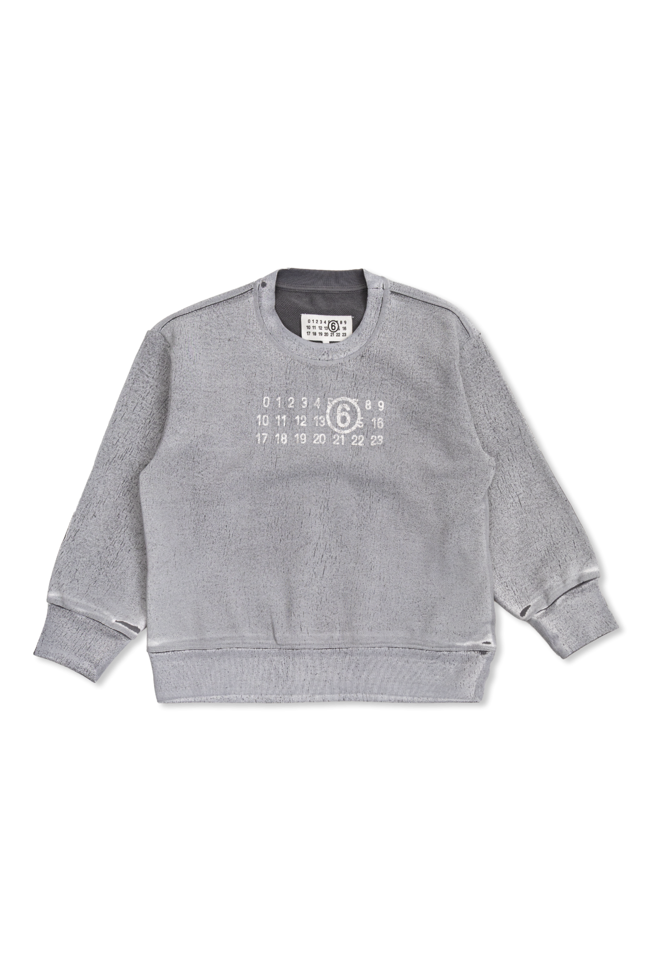 MM6 Maison Margiela Kids Bluza Z Nadrukiem, Unisex, Szary