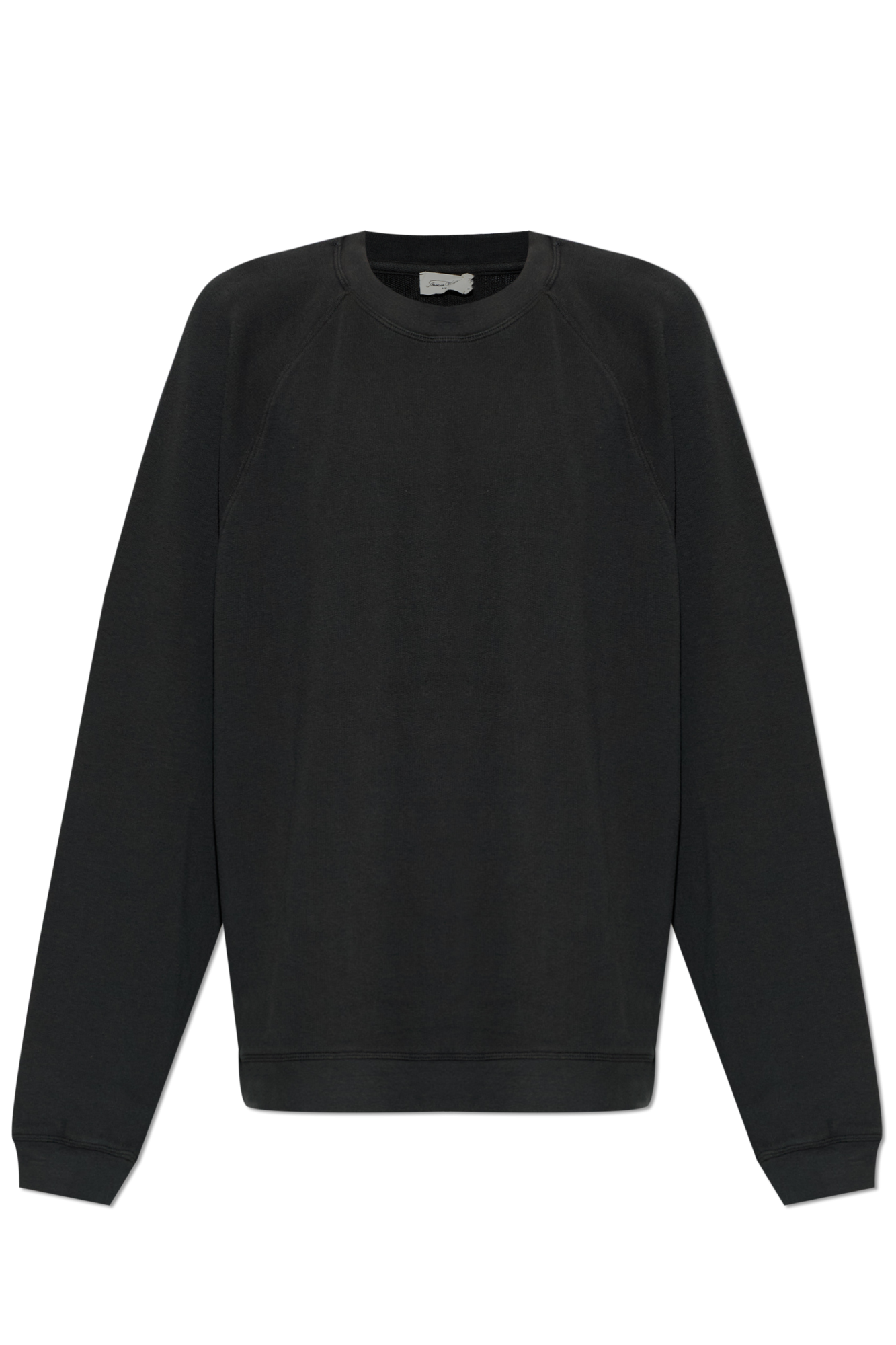 American Vintage Bluza Z Okrągłym Dekoltem, Mężczyźni, Czarny
