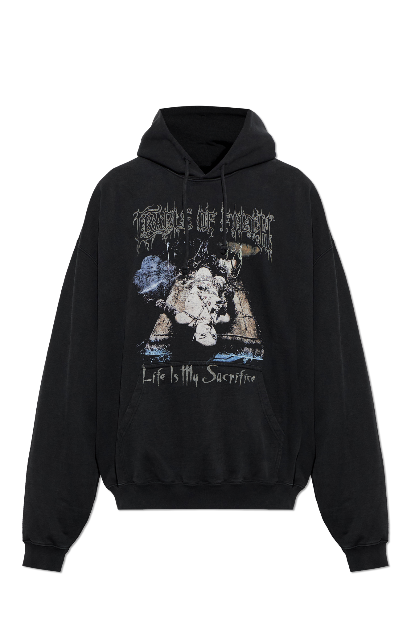 VETEMENTS Bluza Z Kapturem, Mężczyźni, Czarny
