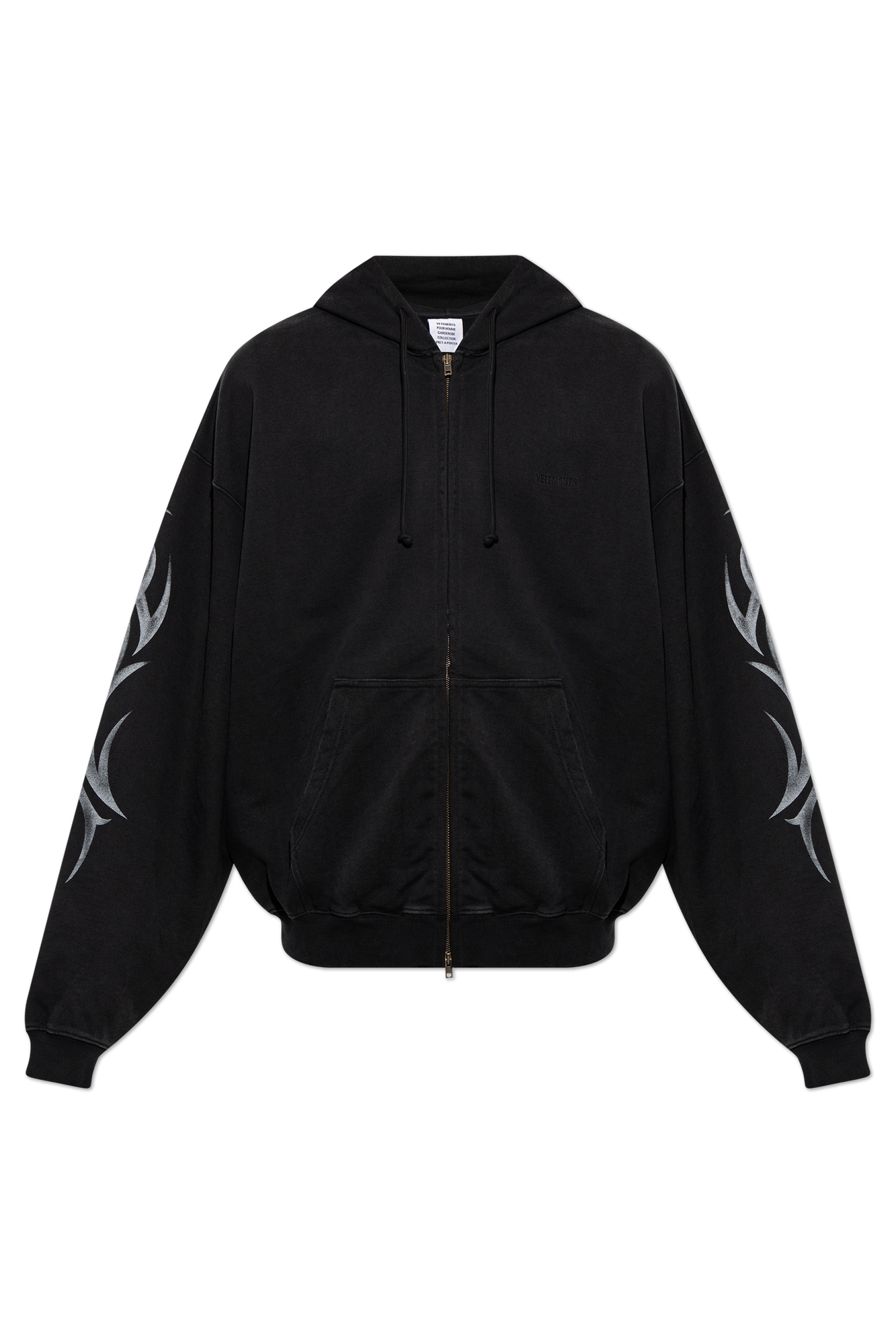VETEMENTS Bluza Z Kapturem, Mężczyźni, Czarny