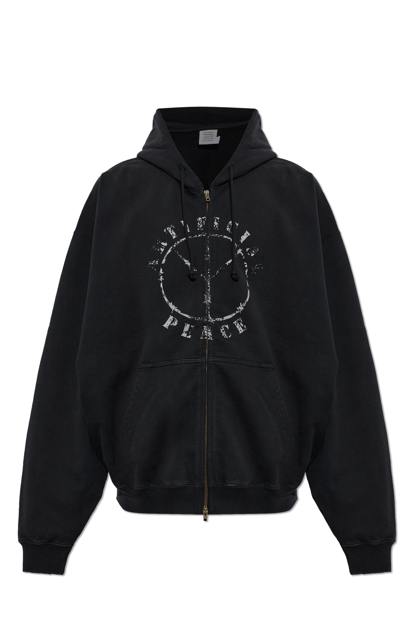 VETEMENTS Bluza Z Nadrukiem, Mężczyźni, Czarny