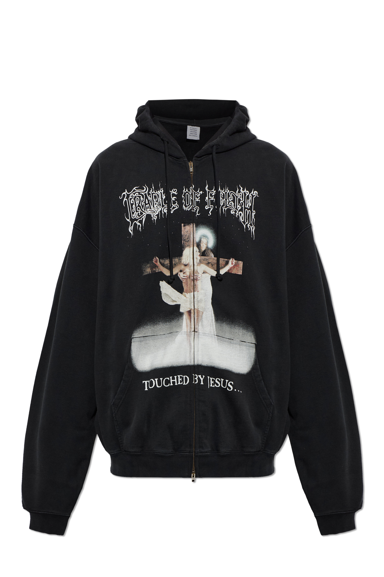 VETEMENTS Bluza Z Nadrukiem, Mężczyźni, Czarny