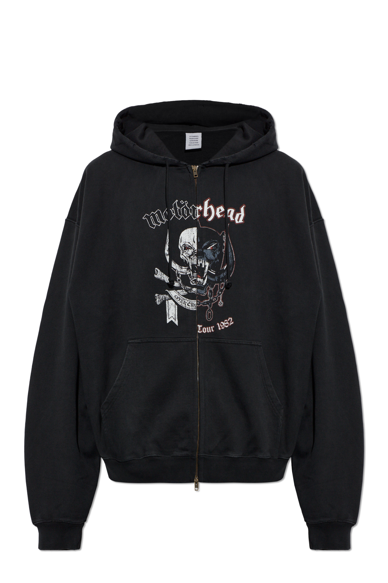 VETEMENTS Bluza Z Nadrukiem, Mężczyźni, Czarny