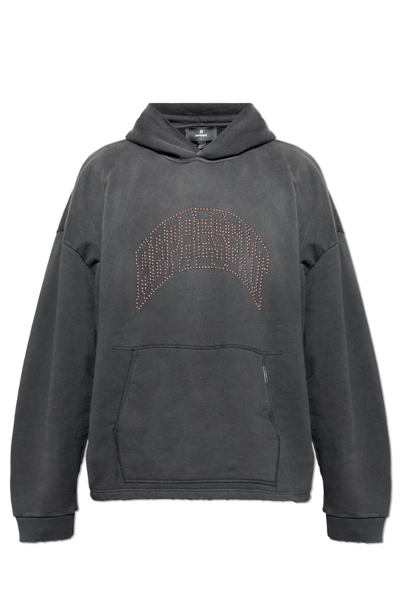Represent Bluza Z Logo, Mężczyźni, Szary