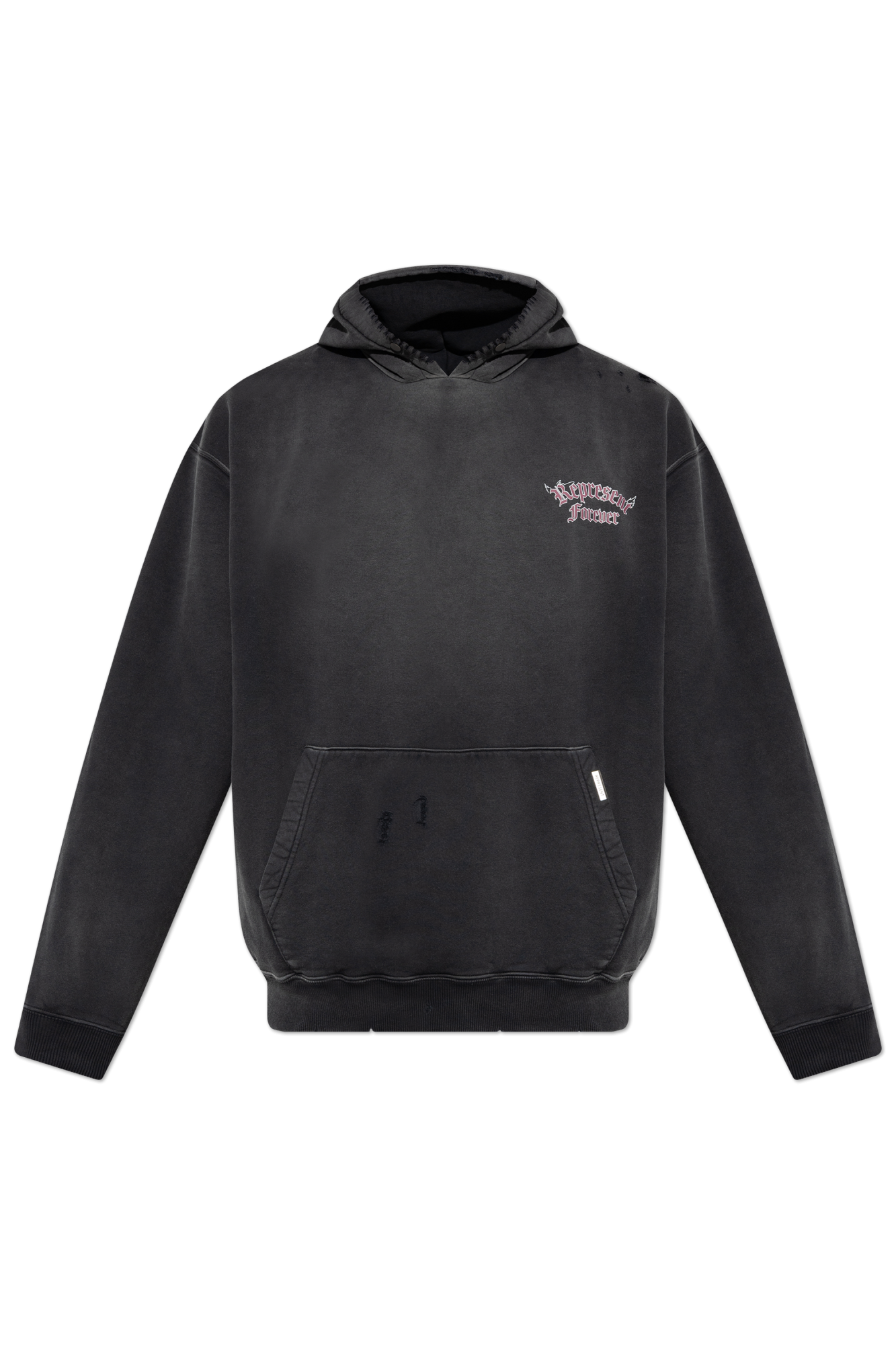 Represent Bluza Z Kapturem, Mężczyźni, Czarny