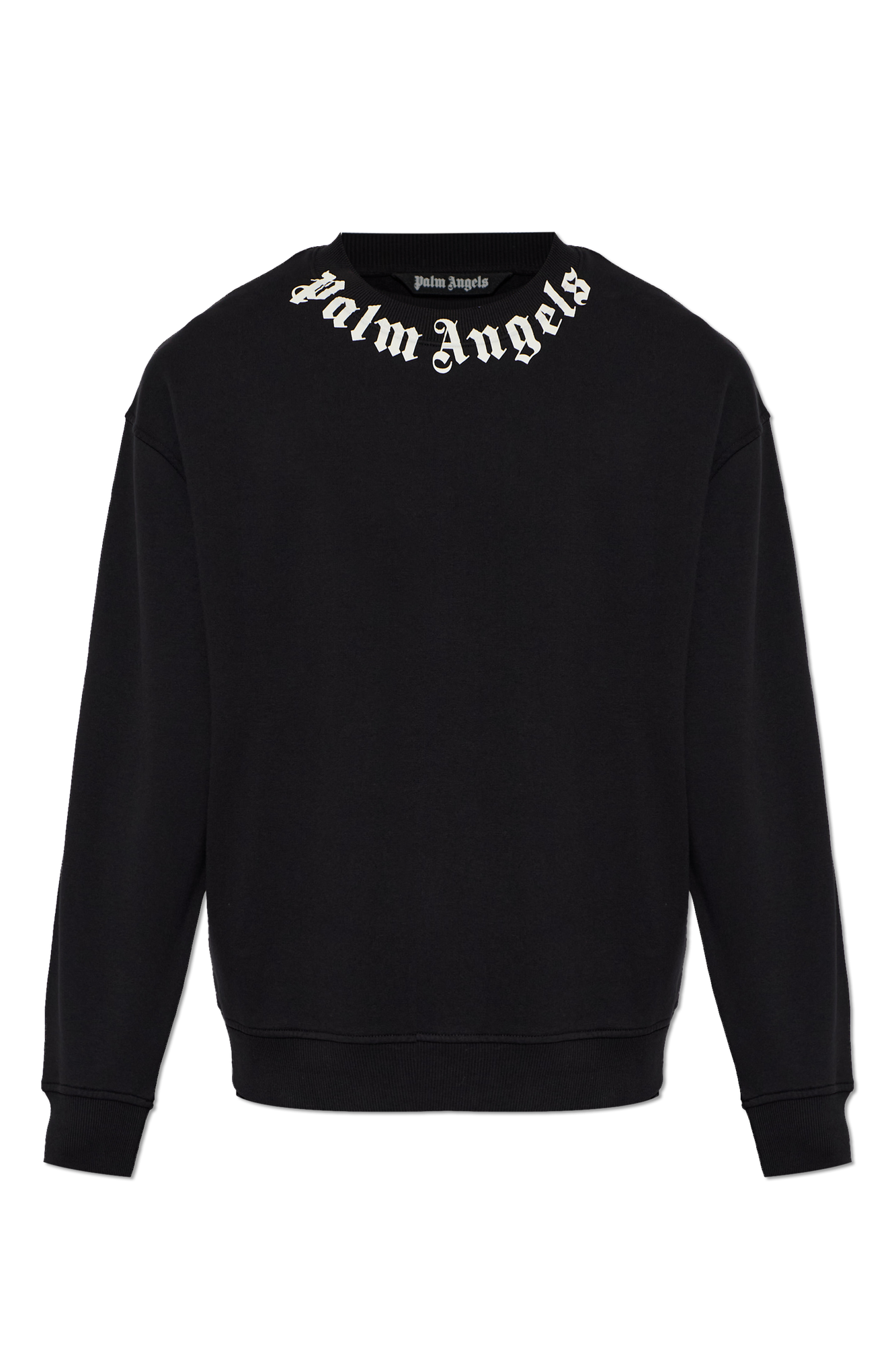Palm Angels Bluza Z Logo, Mężczyźni, Czarny