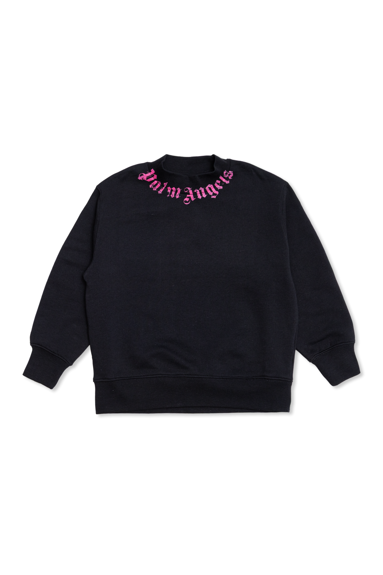 Palm Angels Kids Bluza Z Logo, Unisex, Czarny