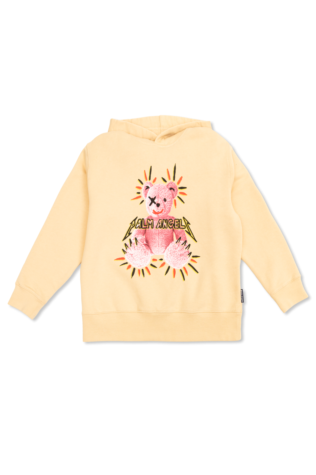 Palm Angels Kids Bluza Z Kapturem, Unisex, Beżowy