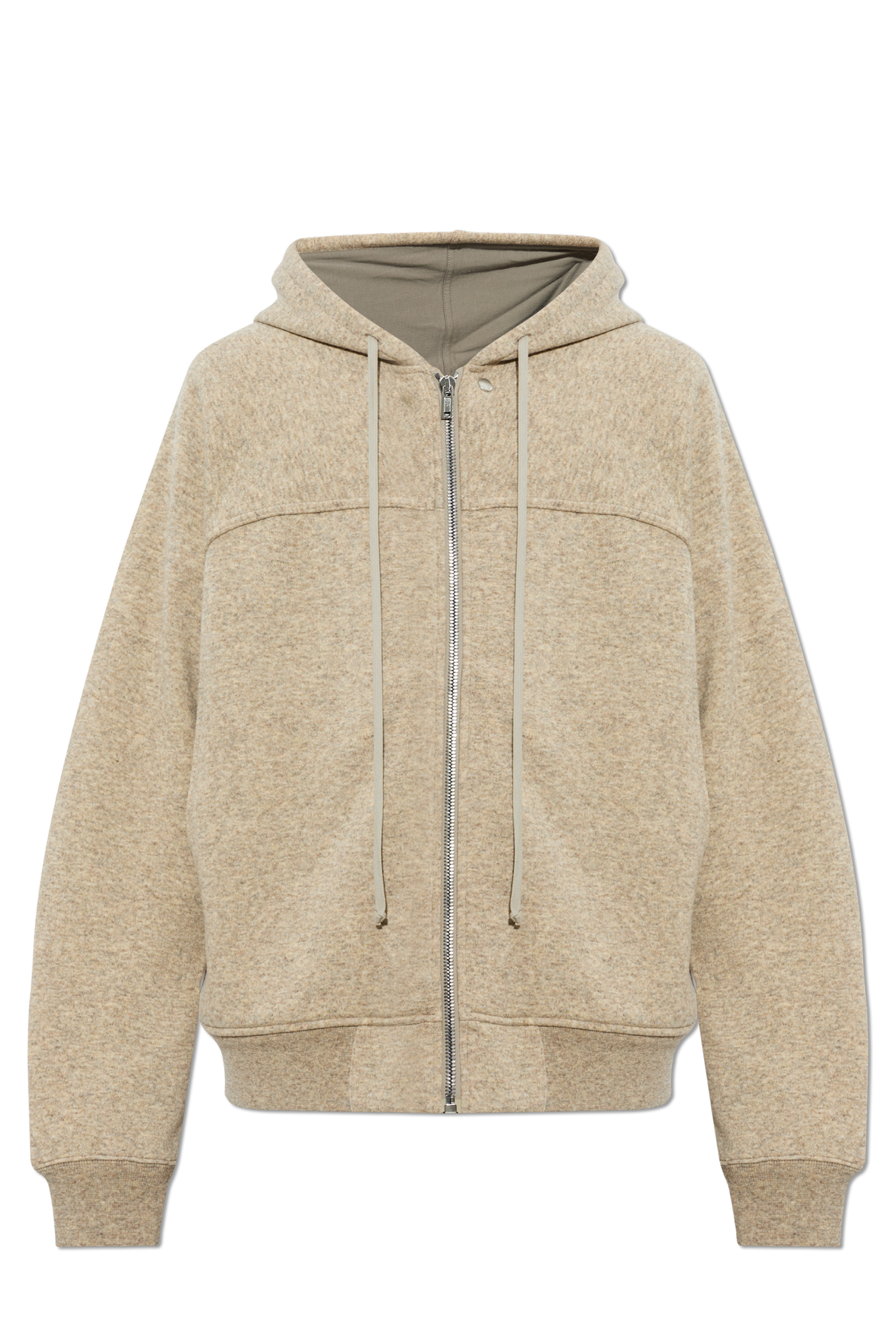 Rick Owens Bluza Z Kapturem, Mężczyźni, Beżowy