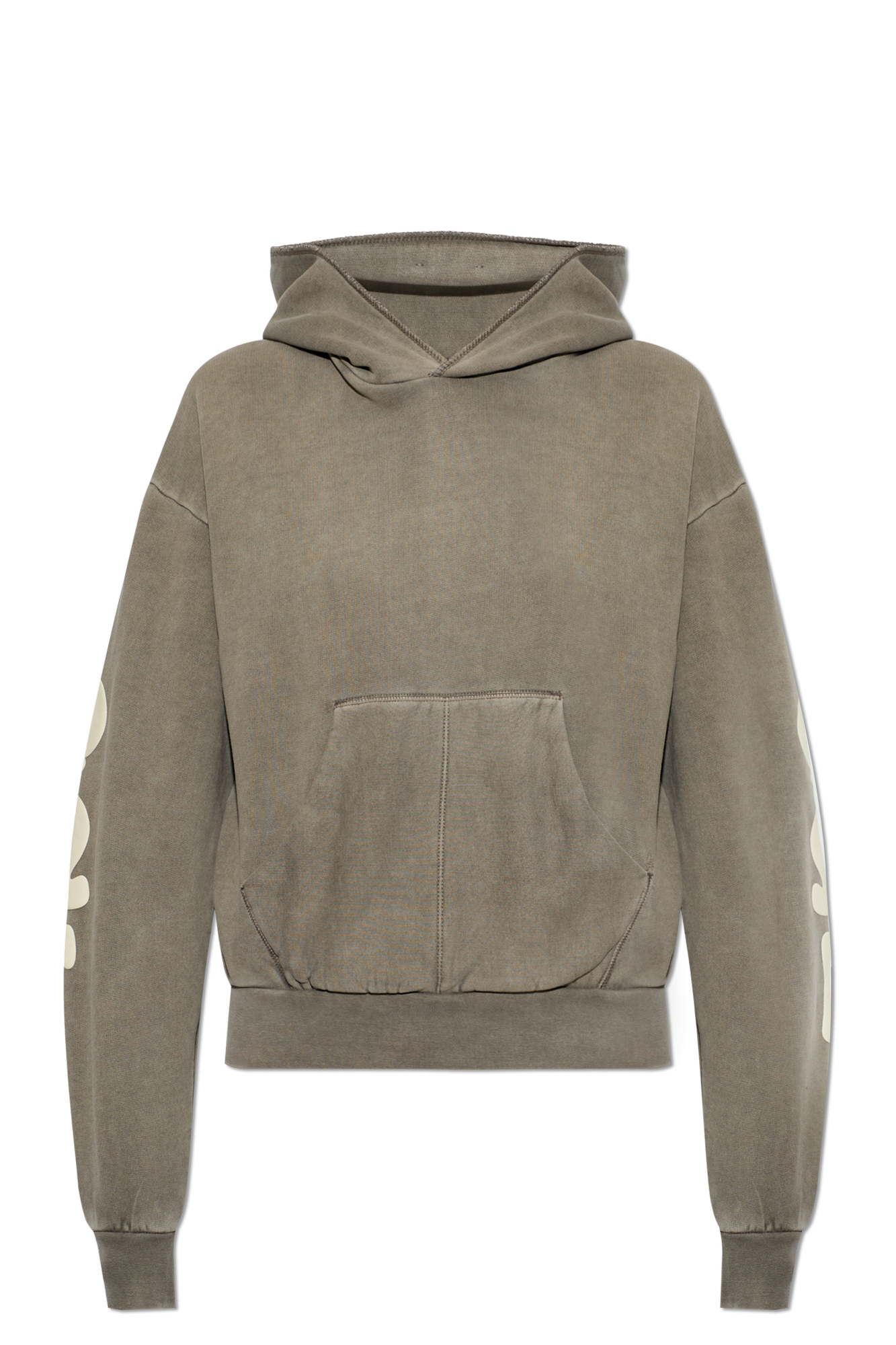 Fear Of God Essentials Bawełniana Bluza Z Kapturem, Kobiety, Szary
