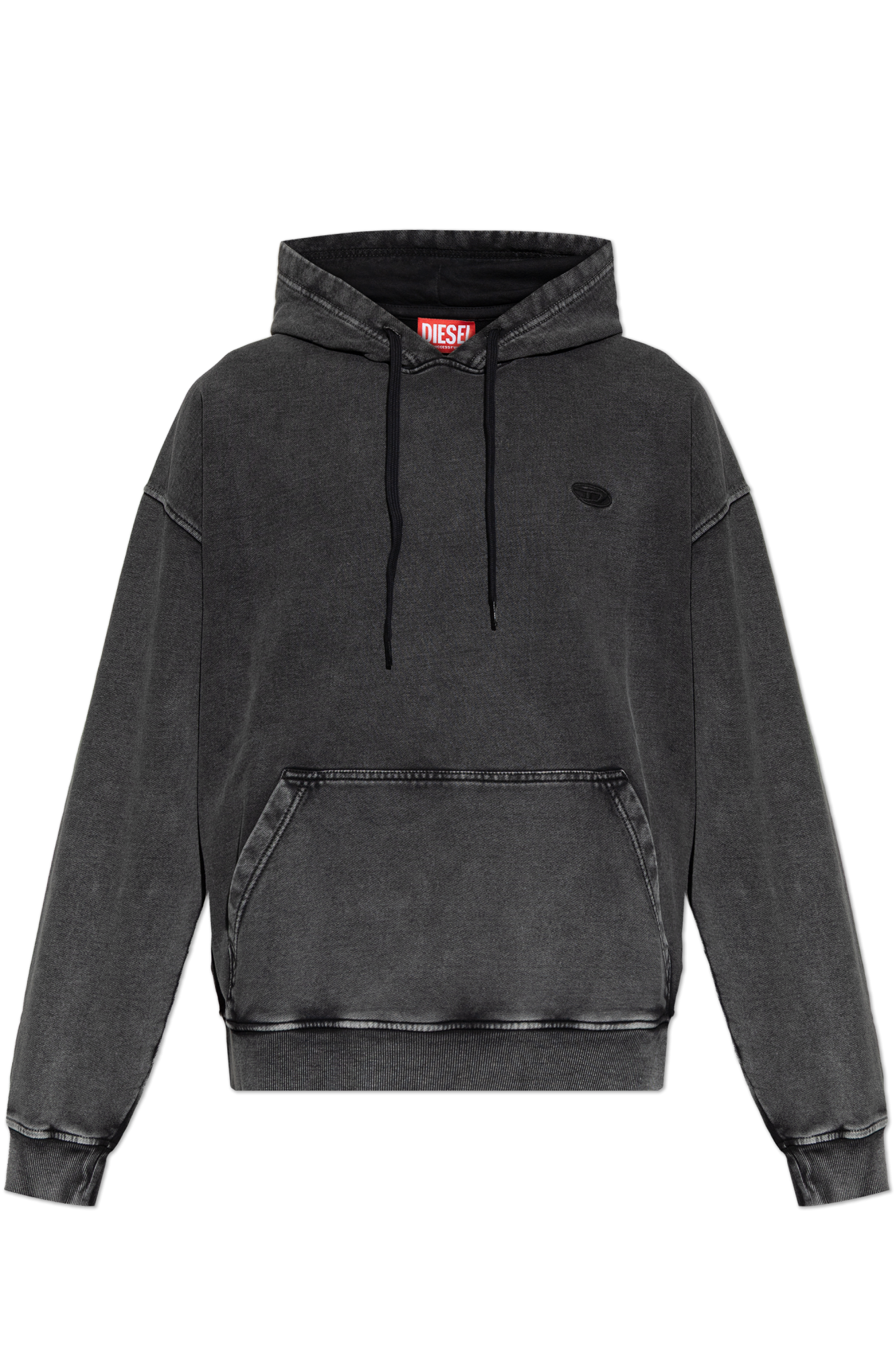 Diesel Bluza `S-BOXT-HOOD-DEN`, Mężczyźni, Szary