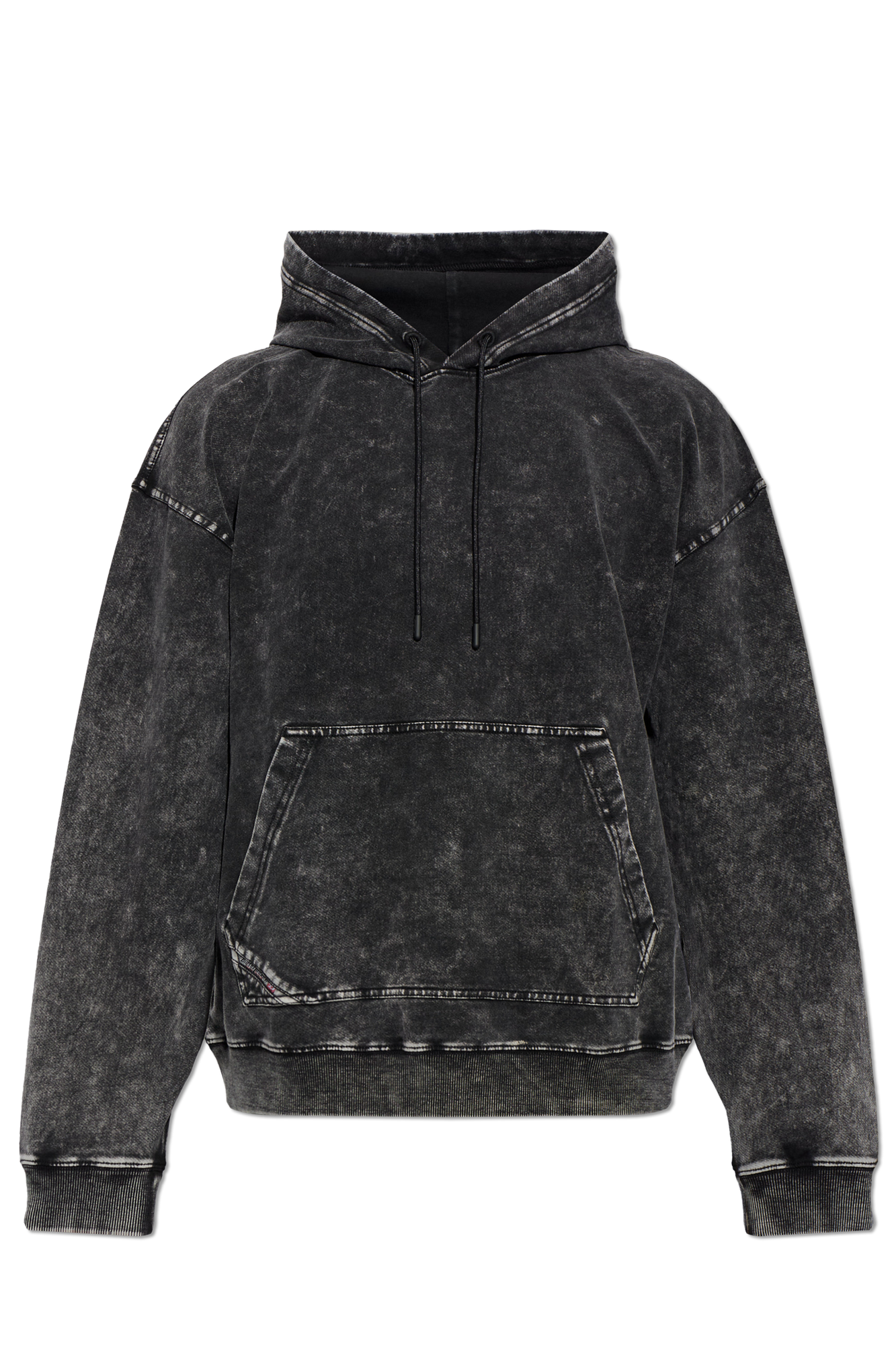 Diesel Bawełniana Bluza ‘S-BOXT-HOOD-TUK’, Mężczyźni, Czarny