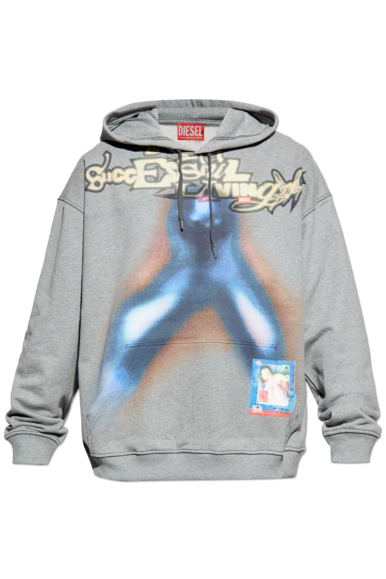 Diesel Bluza `S-BOXT-HOOD-V4`, Mężczyźni, Szary