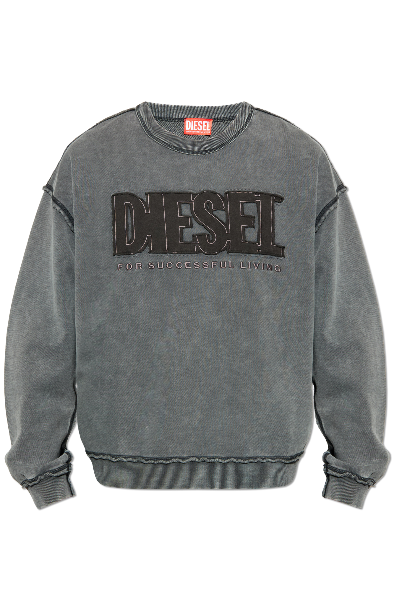 Diesel Bluza `S-BOXT-RAW-V1`, Mężczyźni, Szary