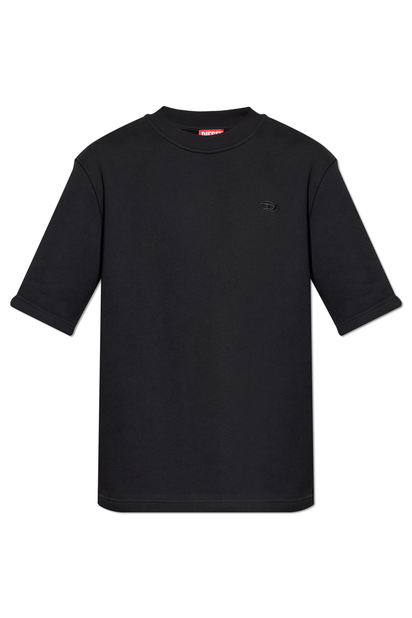 Diesel T-shirt `S-COL-T1`, Mężczyźni, Czarny