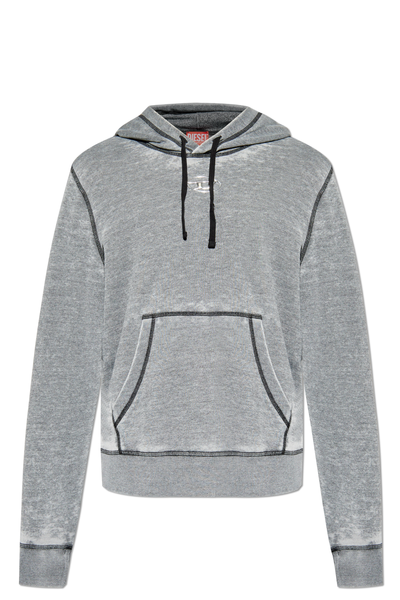 Diesel Bluza `S-GINN-HOOD`, Mężczyźni, Szary