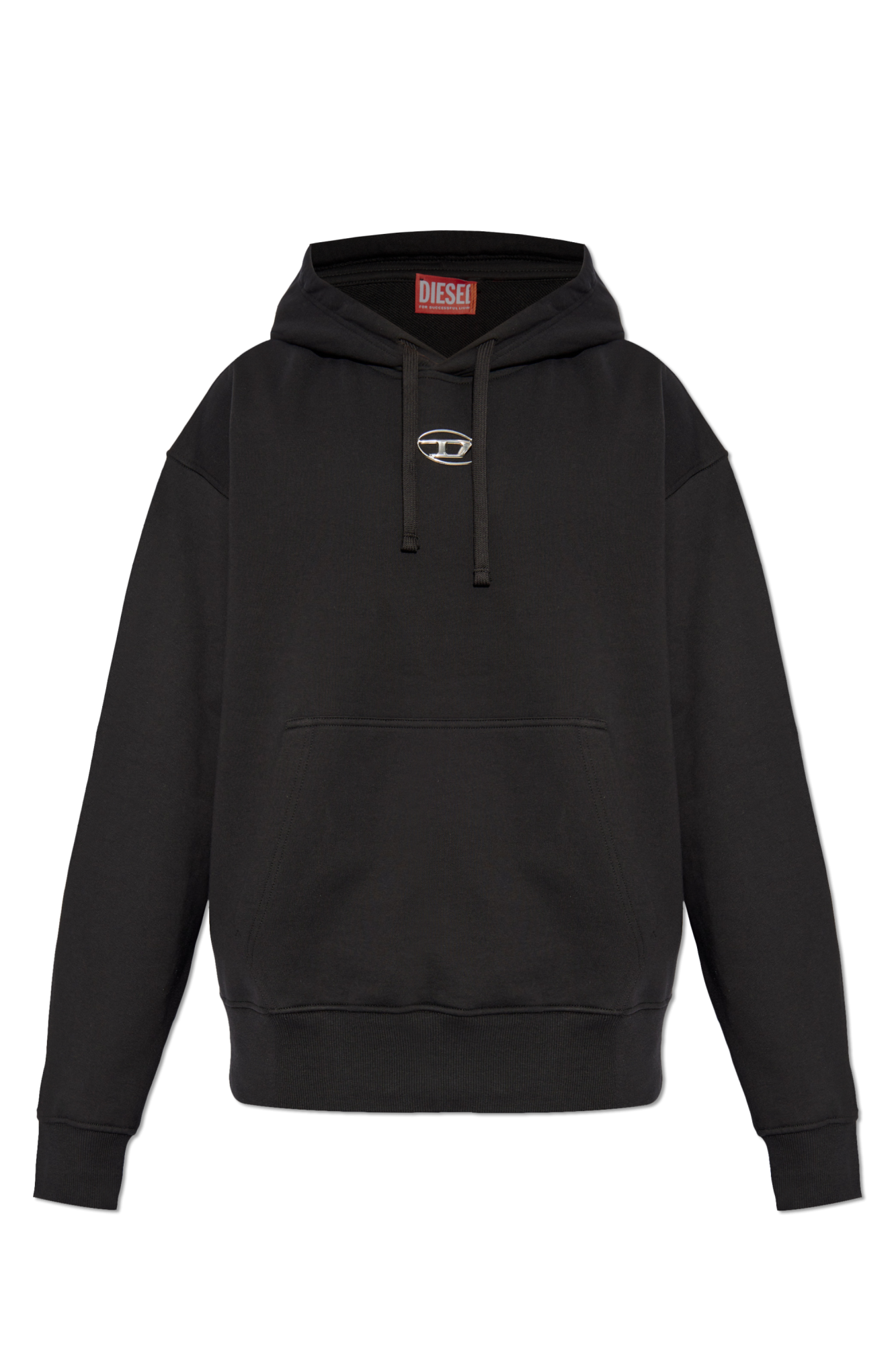 Diesel Bluza `S-MACS-HOOD-OD`, Mężczyźni, Czarny