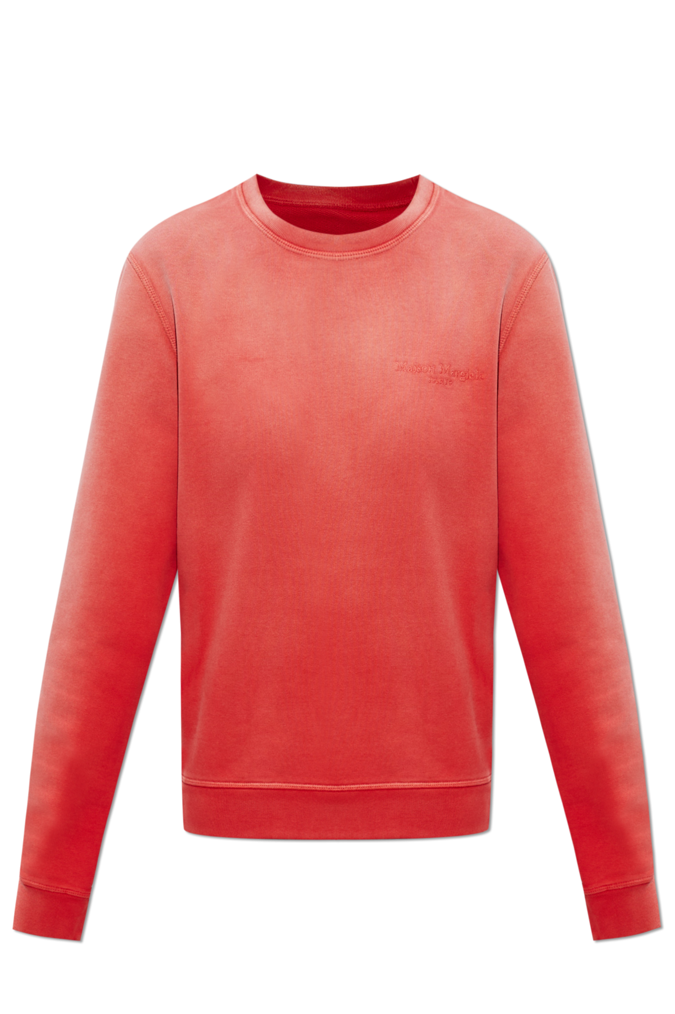 Maison Margiela Bluza Z Wyszytym Logo, Kobiety, Czerwony