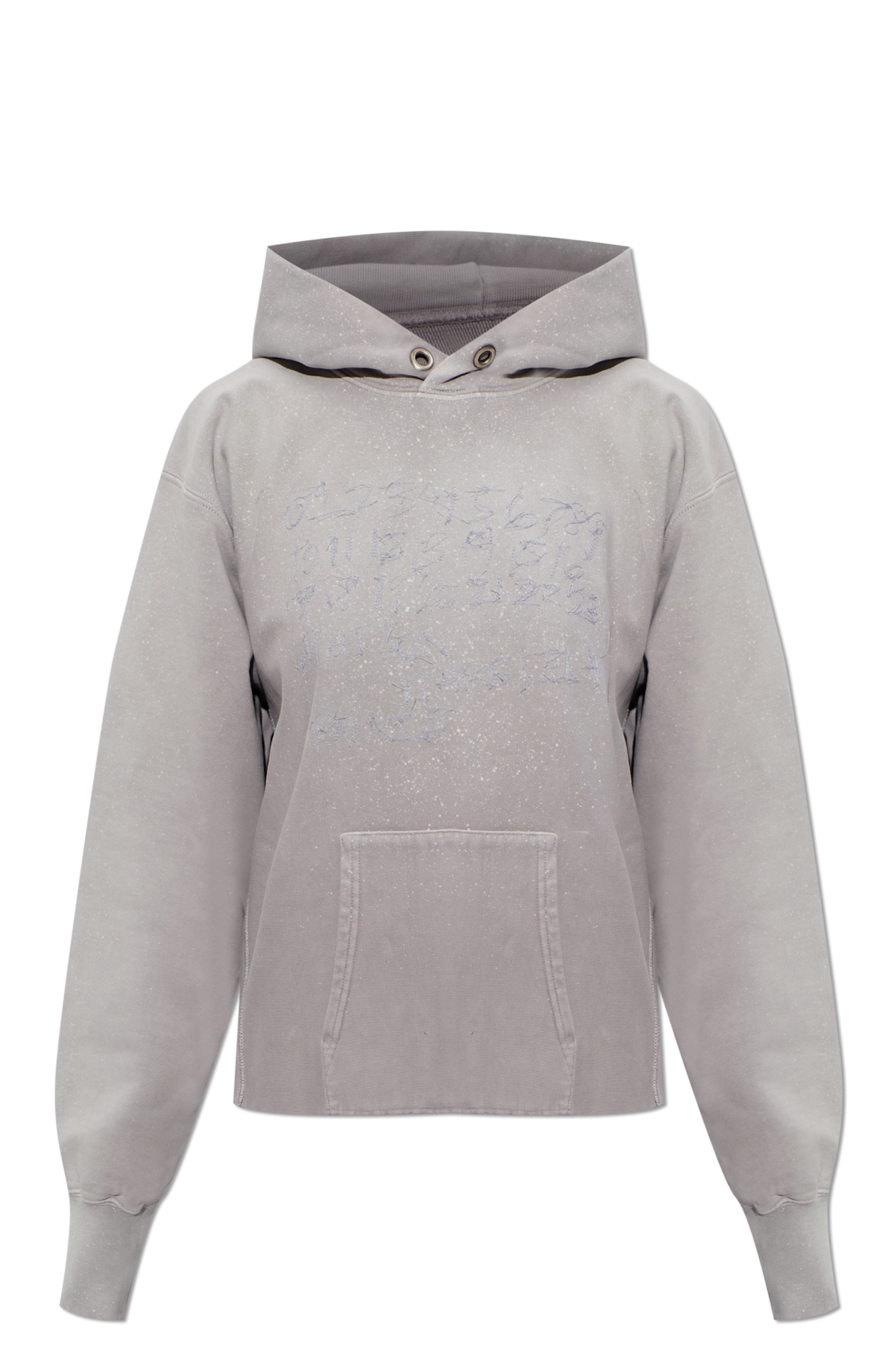 Maison Margiela Bluza Z Haftem, Kobiety, Szary