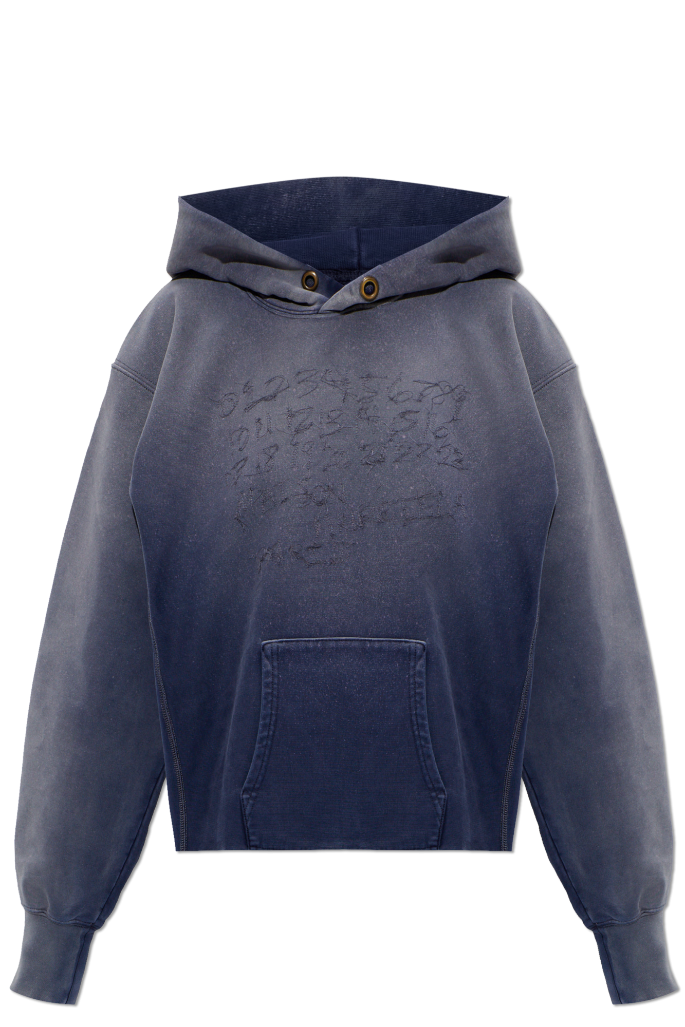 Maison Margiela Bluza Z Haftem, Kobiety, Granatowy
