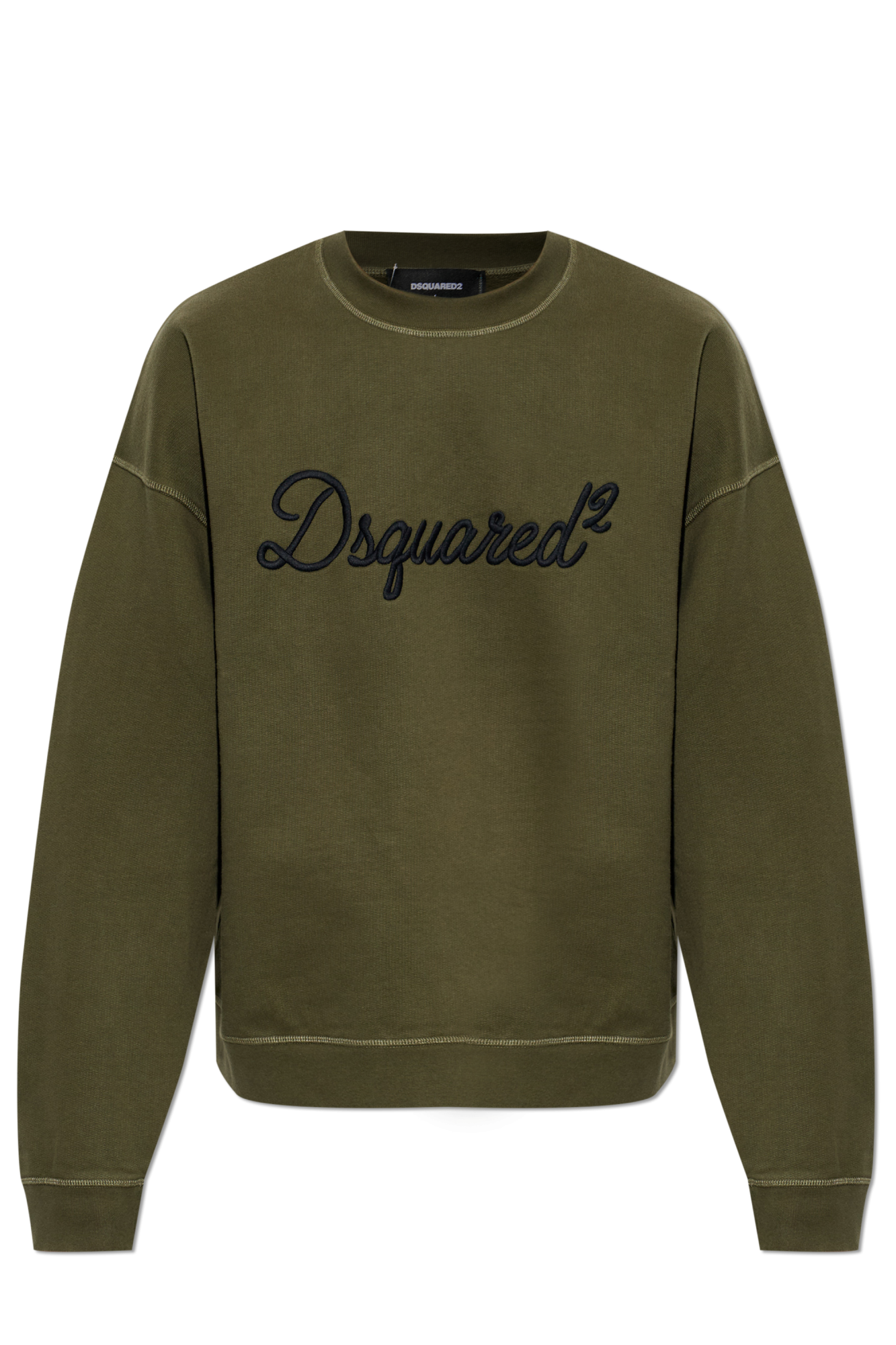 Dsquared2 Bluza Z Logo, Mężczyźni, Zielony
