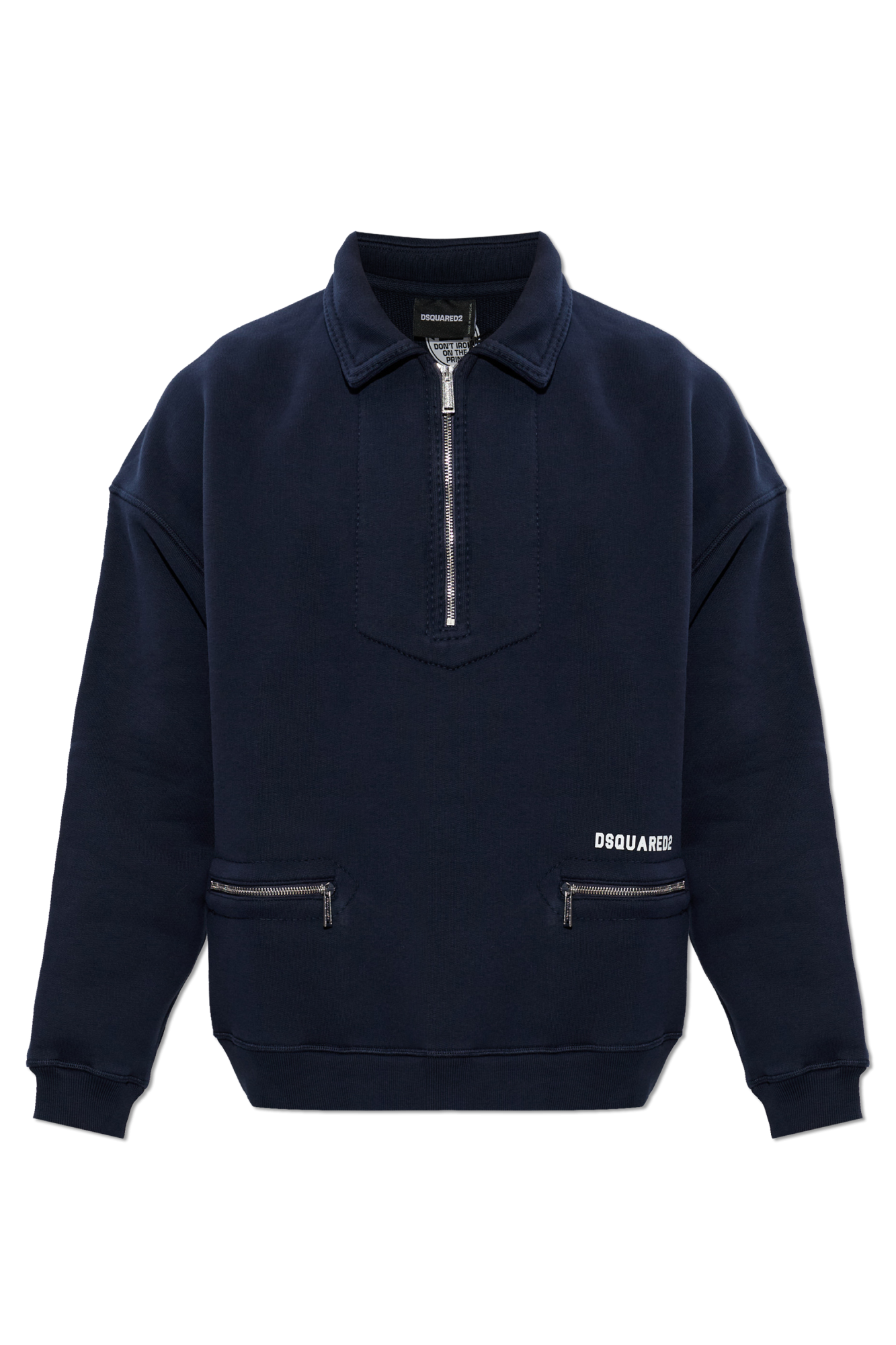 Dsquared2 Bluza Z Logo, Mężczyźni, Granatowy
